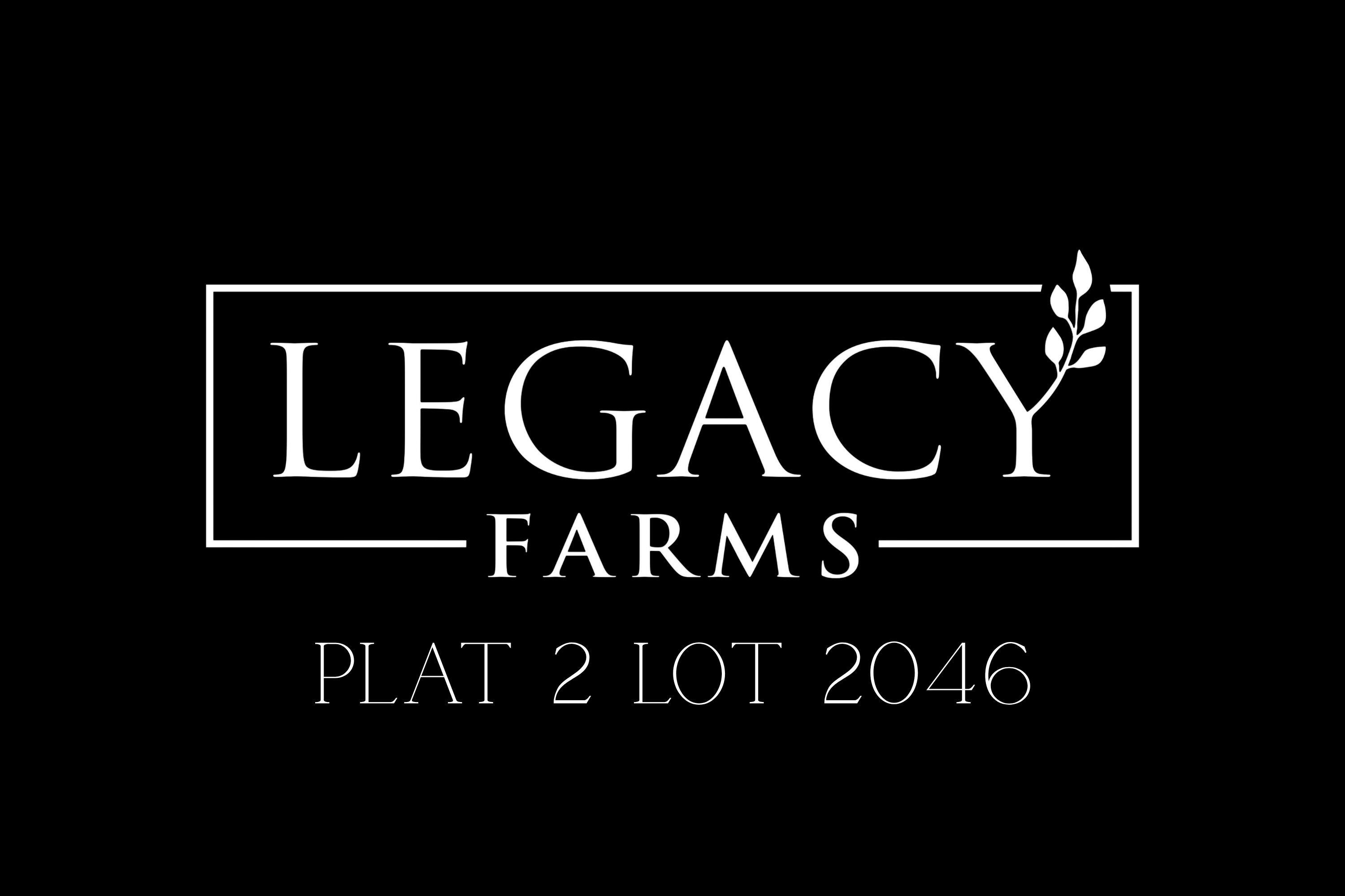 LEGACY FARMS PLAT 2 LOT 2046 Property Photo 1