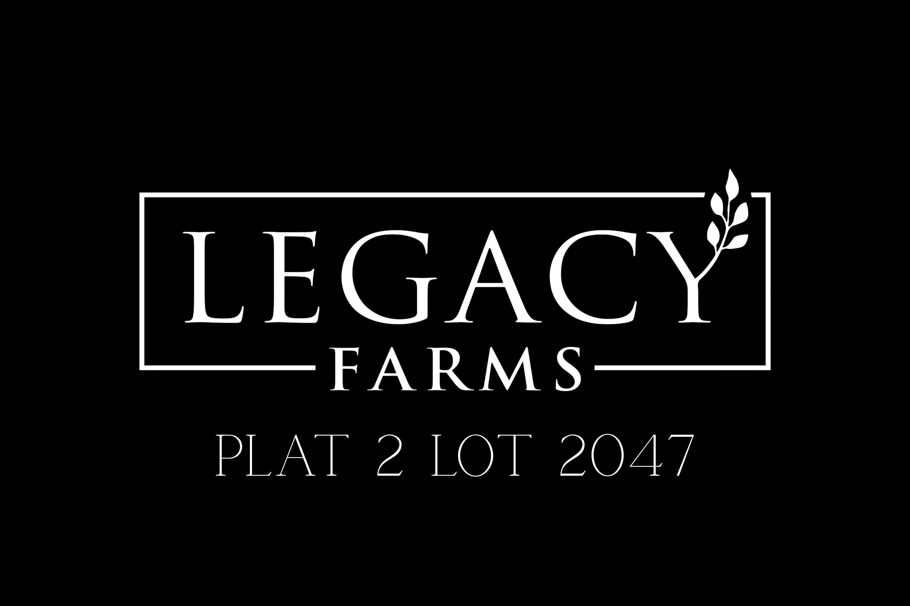 LEGACY FARMS PLAT 2 LOT 2047 Property Photo 1