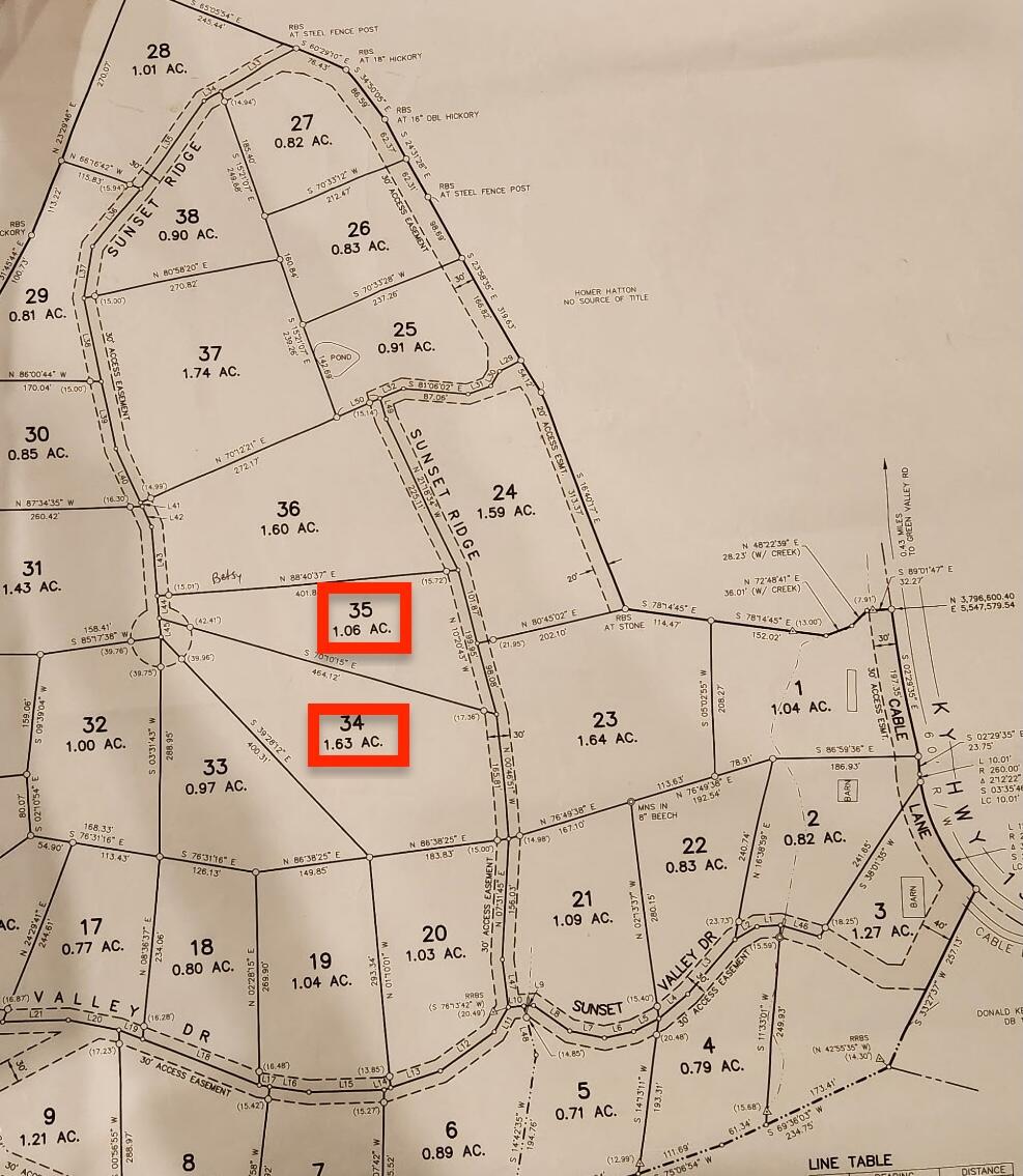 Lot 34 &35 Sunset Valley Development Property Photo 11