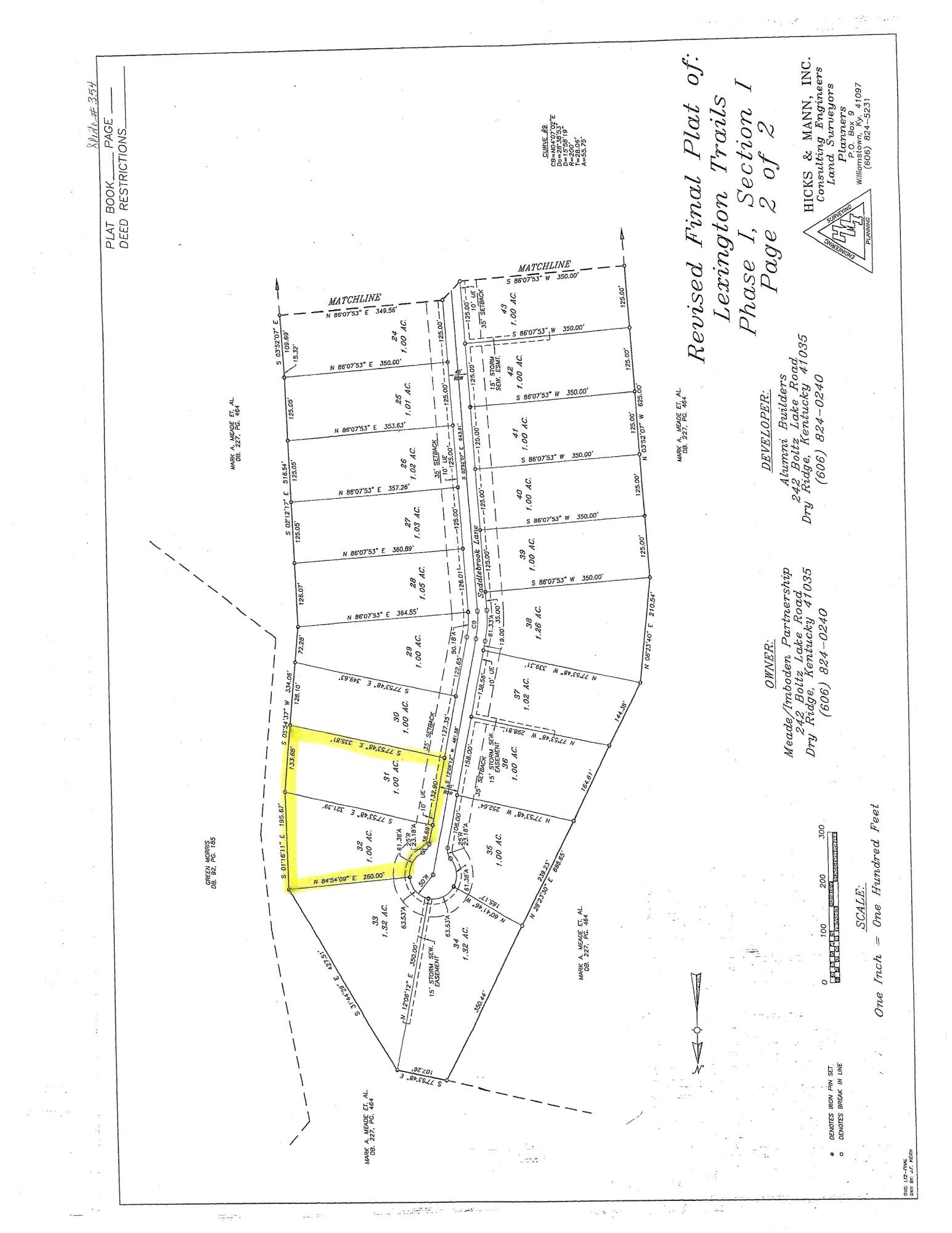 Lot 31 &32 Saddlebrook Lane