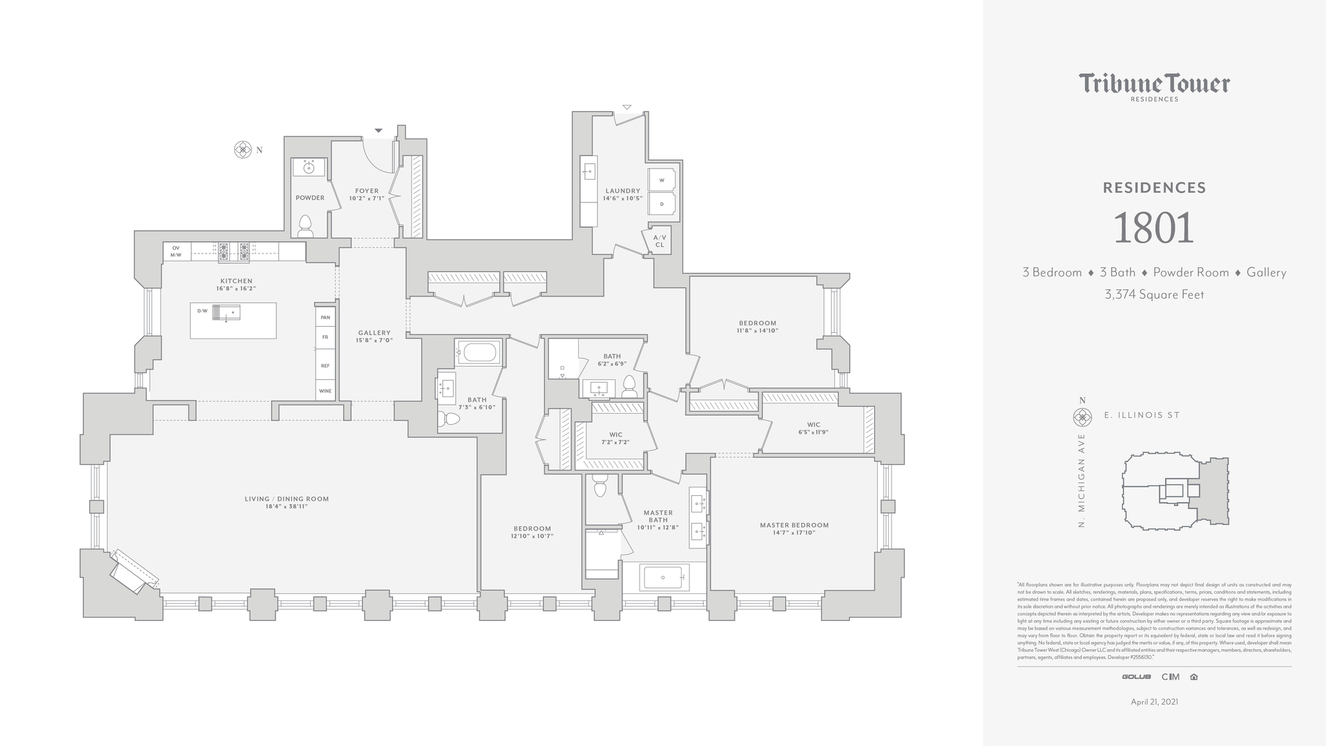 435 N Michigan Avenue 1801 Property Photo 37