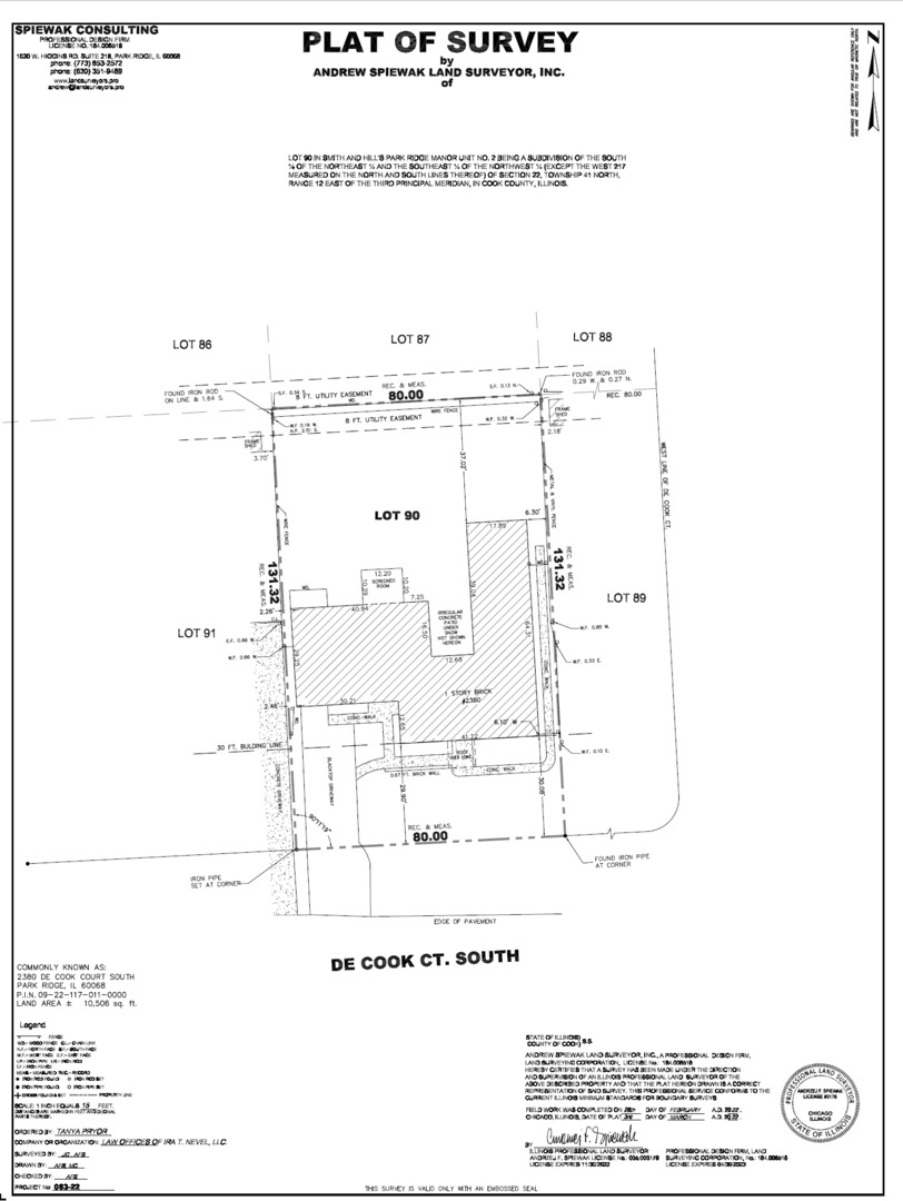 2380 S De Cook Court Property Photo