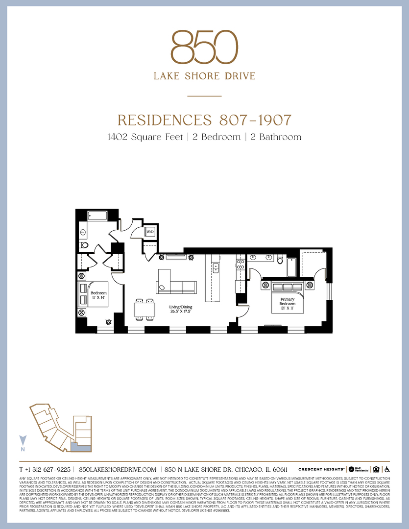 850 N Lake Shore Drive 907 Property Photo 16