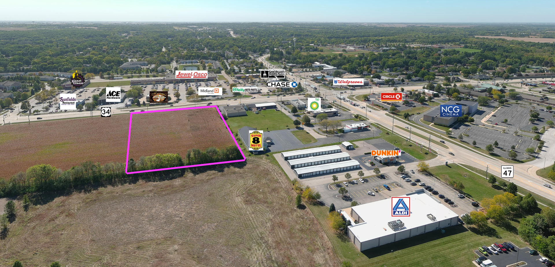 4.428 Acres Rte 34 Highway Property Photo 2