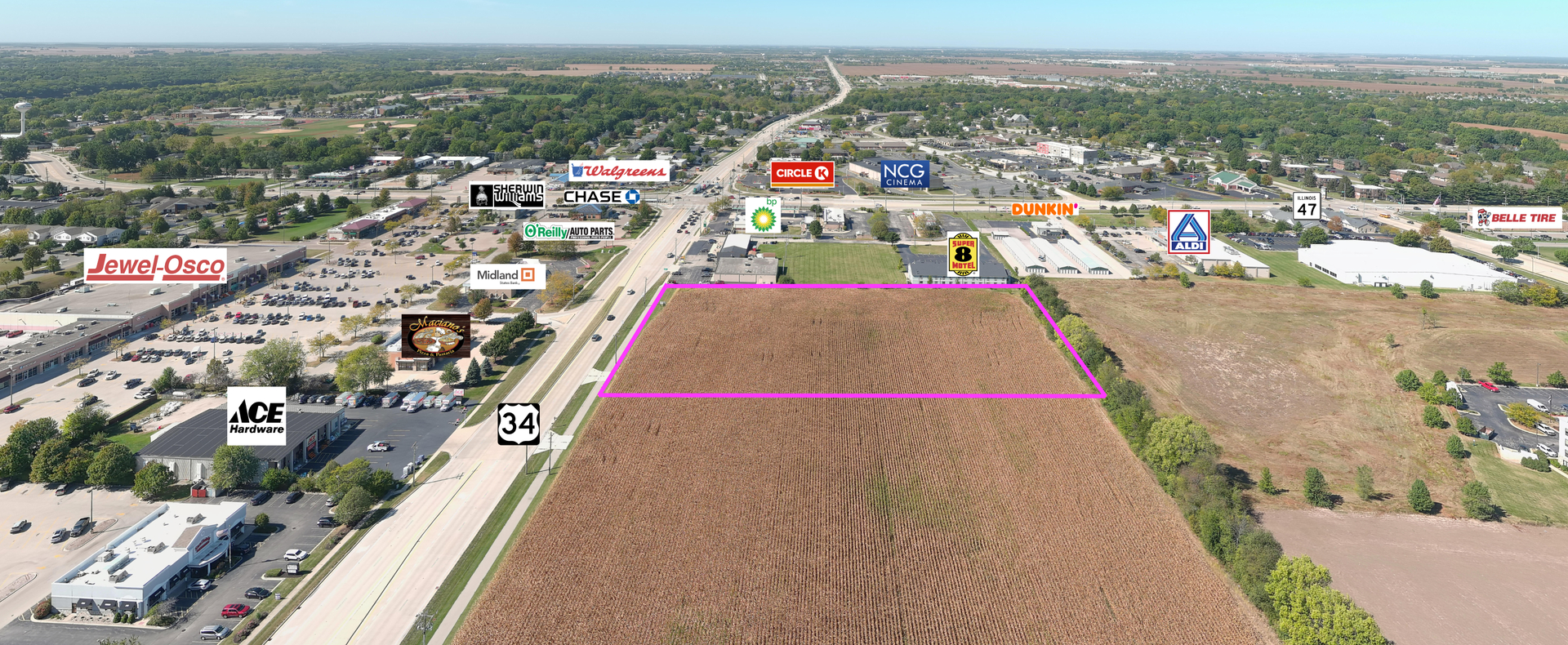 4.428 Acres Rte 34 Highway Property Photo 3