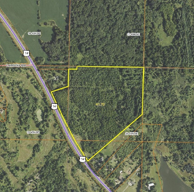 41.94 Acres Route 14 Property Photo 1
