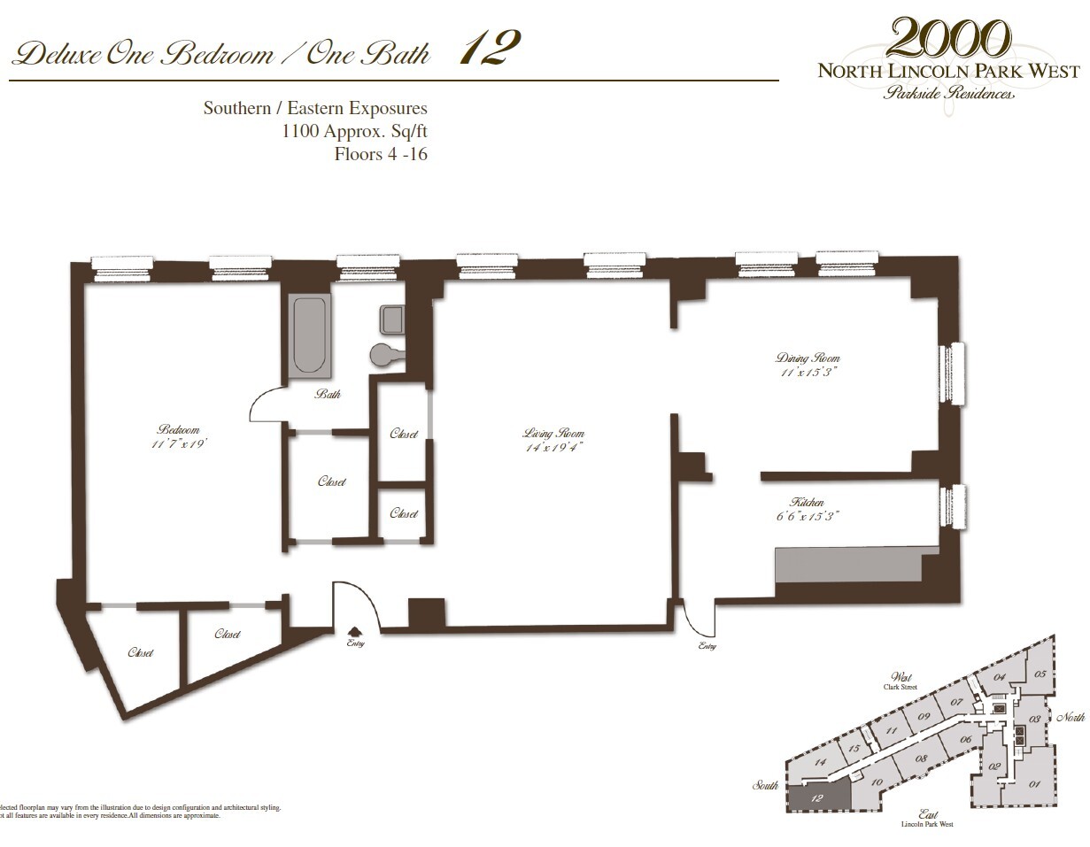 2000 N Lincoln Park West Avenue 312 Property Photo 11
