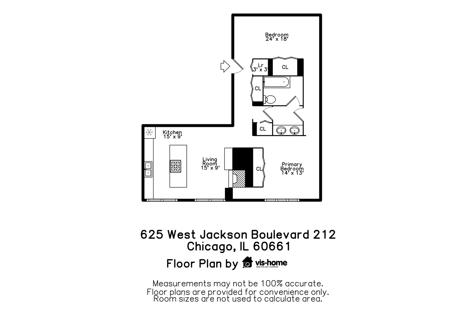 625 W Jackson Boulevard 212 Property Photo 16