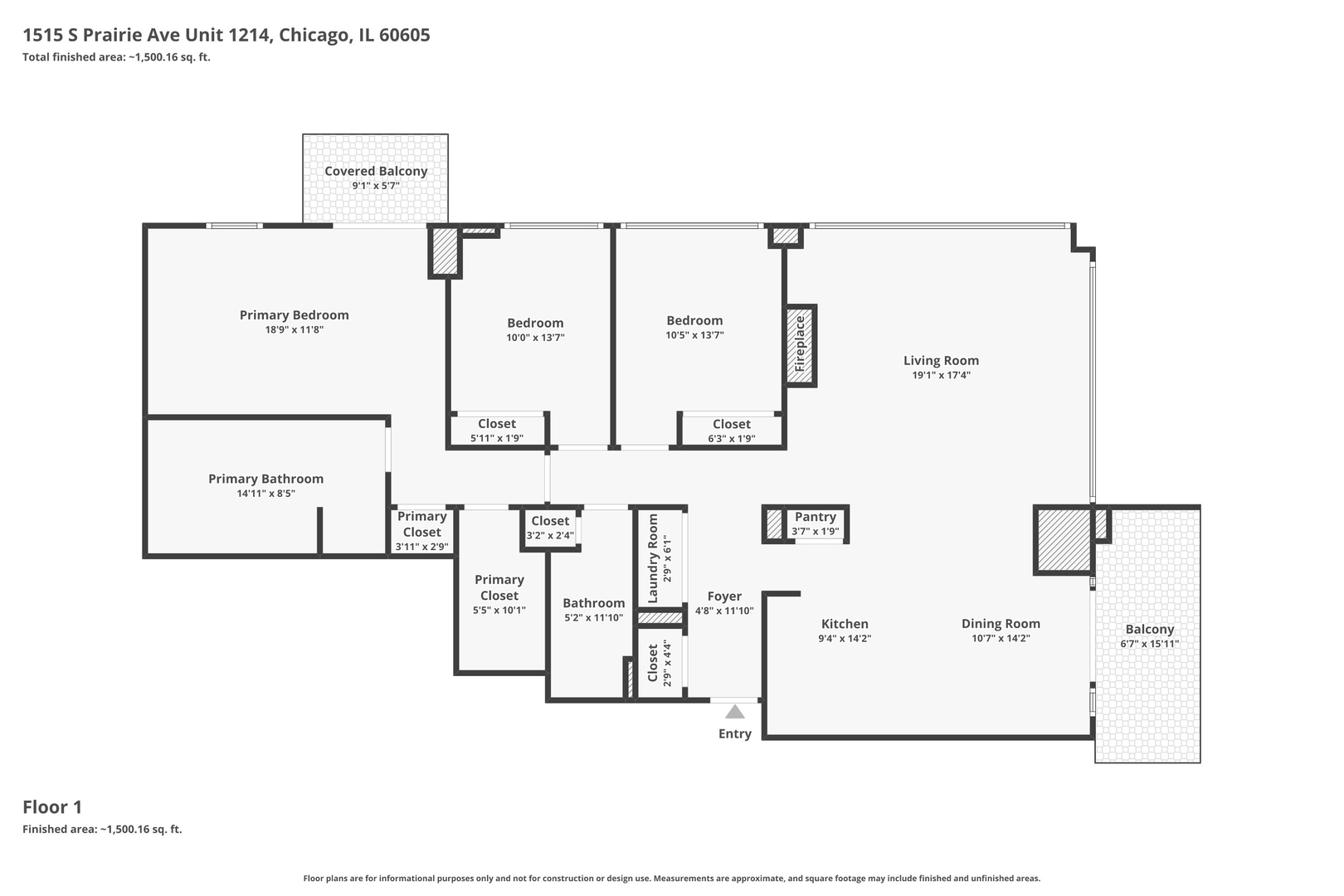 1515 S Prairie Avenue 1214 Property Photo 34