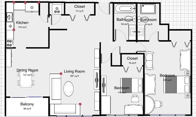 2001 Sherman Avenue 506 Property Photo 15
