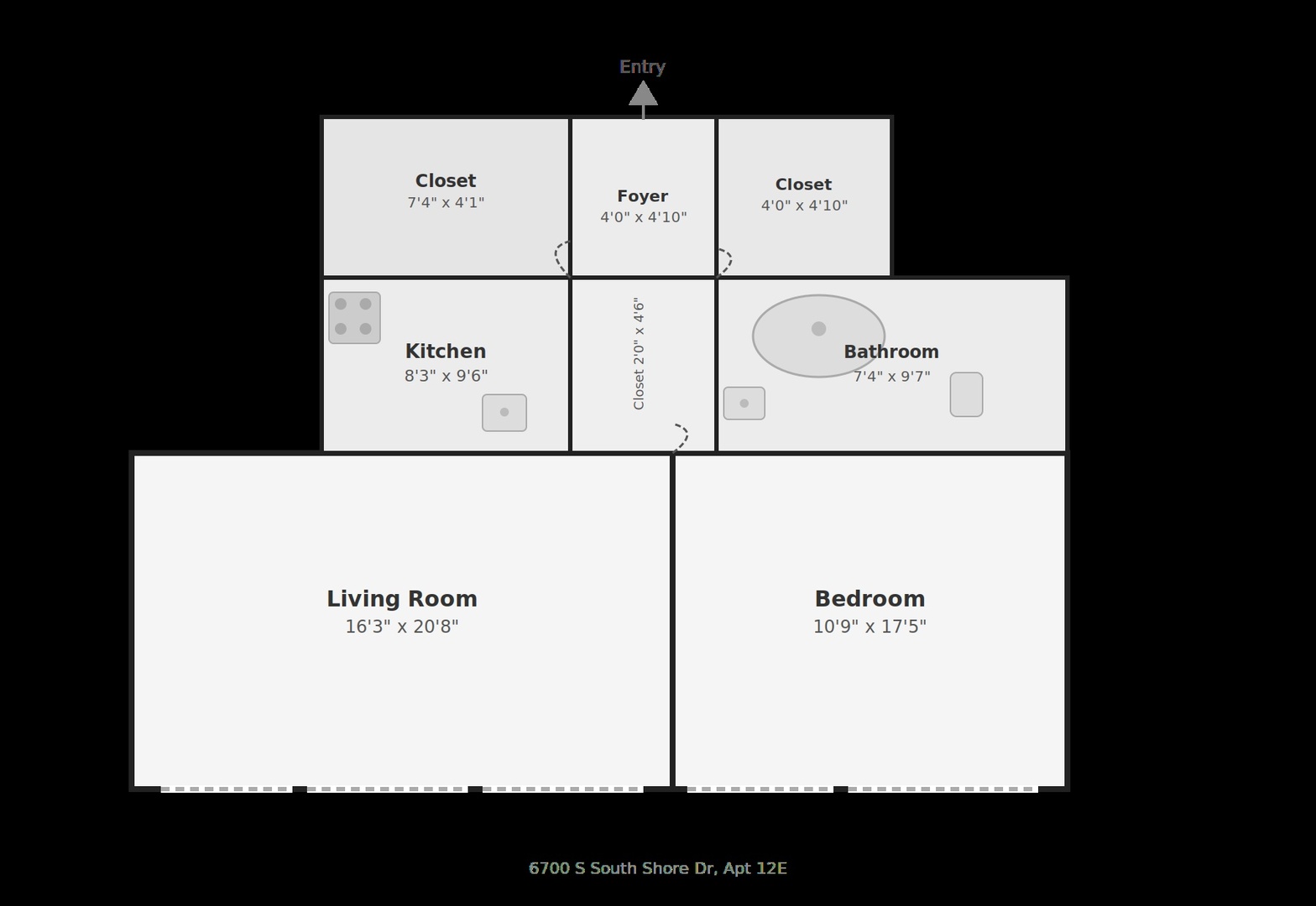 6700 S South Shore Drive 12e Property Photo 10