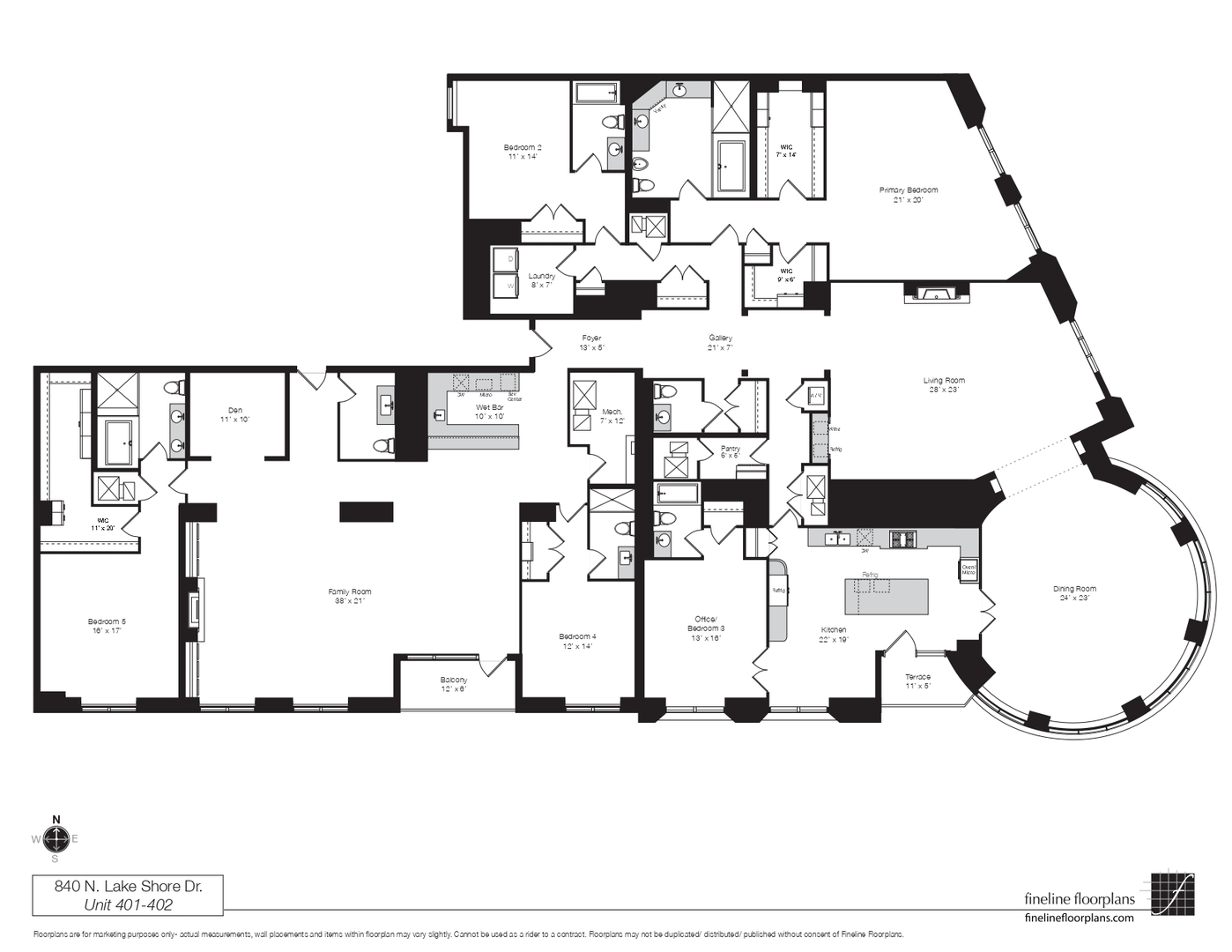 840 N Lake Shore Drive 401-402 Property Photo 41