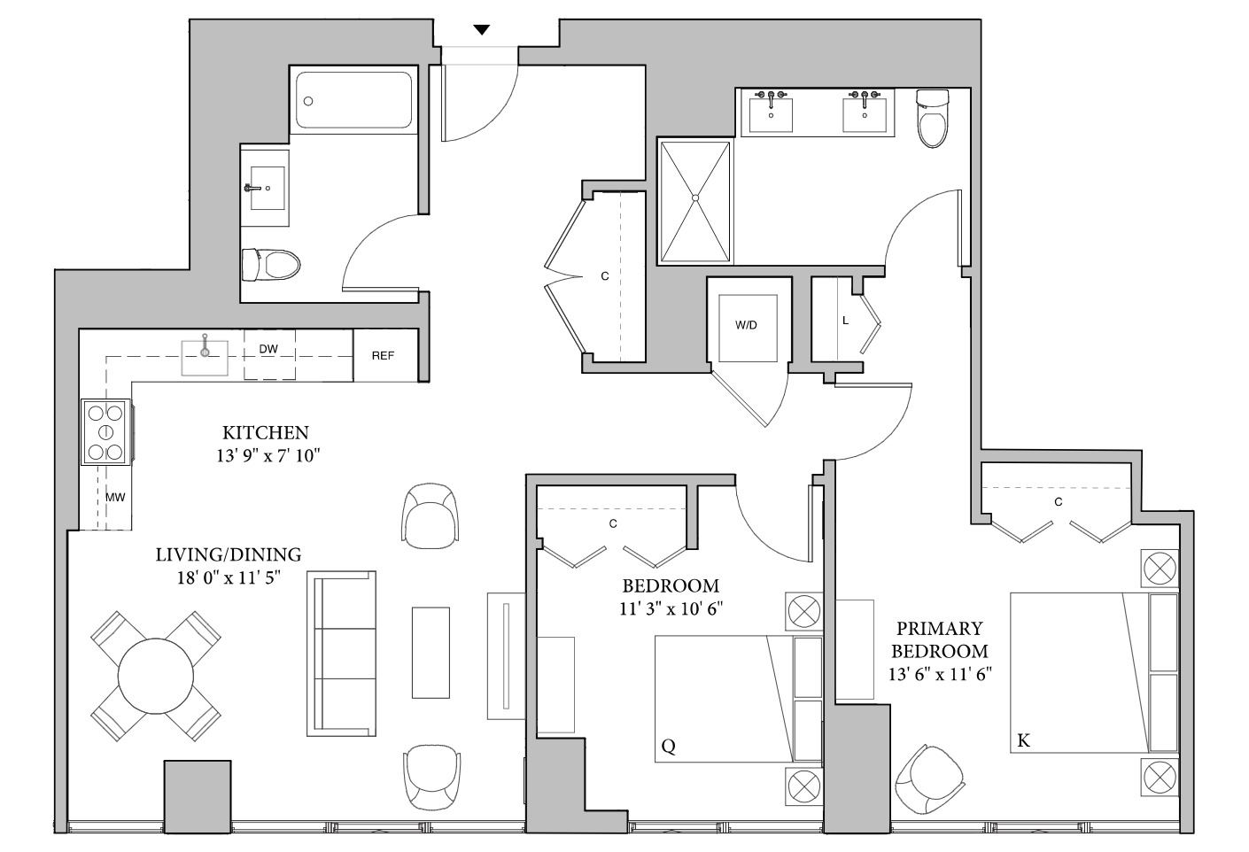 164 N Peoria Street 3307 Property Photo 2