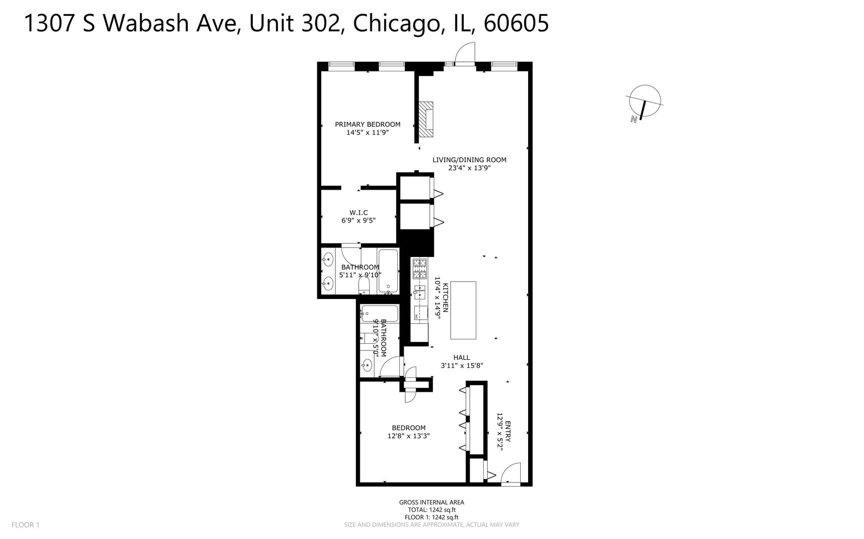 1307 S Wabash Avenue 302 Property Photo 25