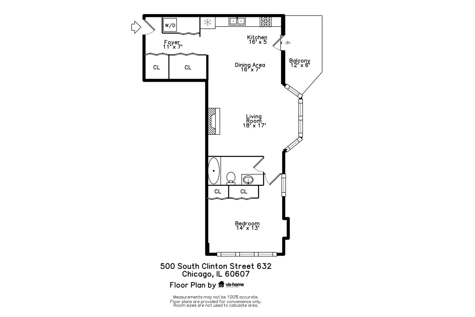 500 S Clinton Street 632 Property Photo 15