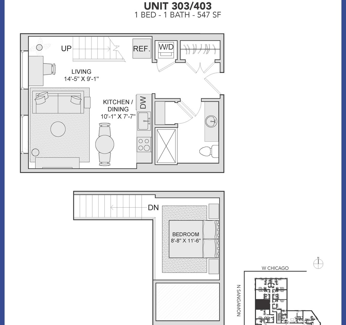 729 N Sangamon Street 303 Property Photo 16