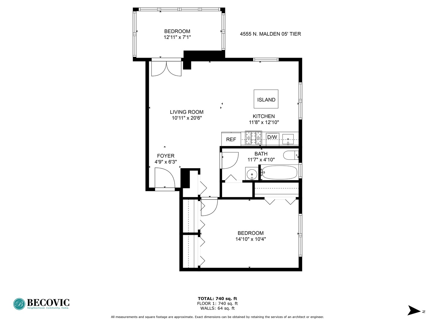 4555 N Malden Street 205 Property Photo 9