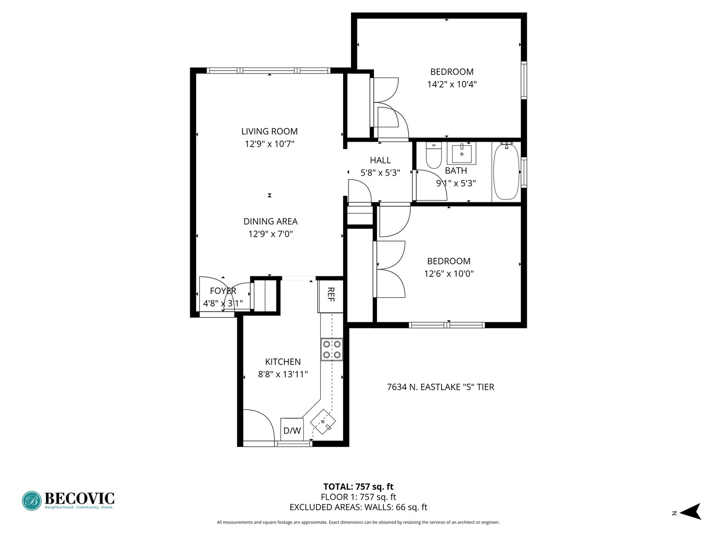 7634 N Eastlake Terrace 2s Property Photo 5