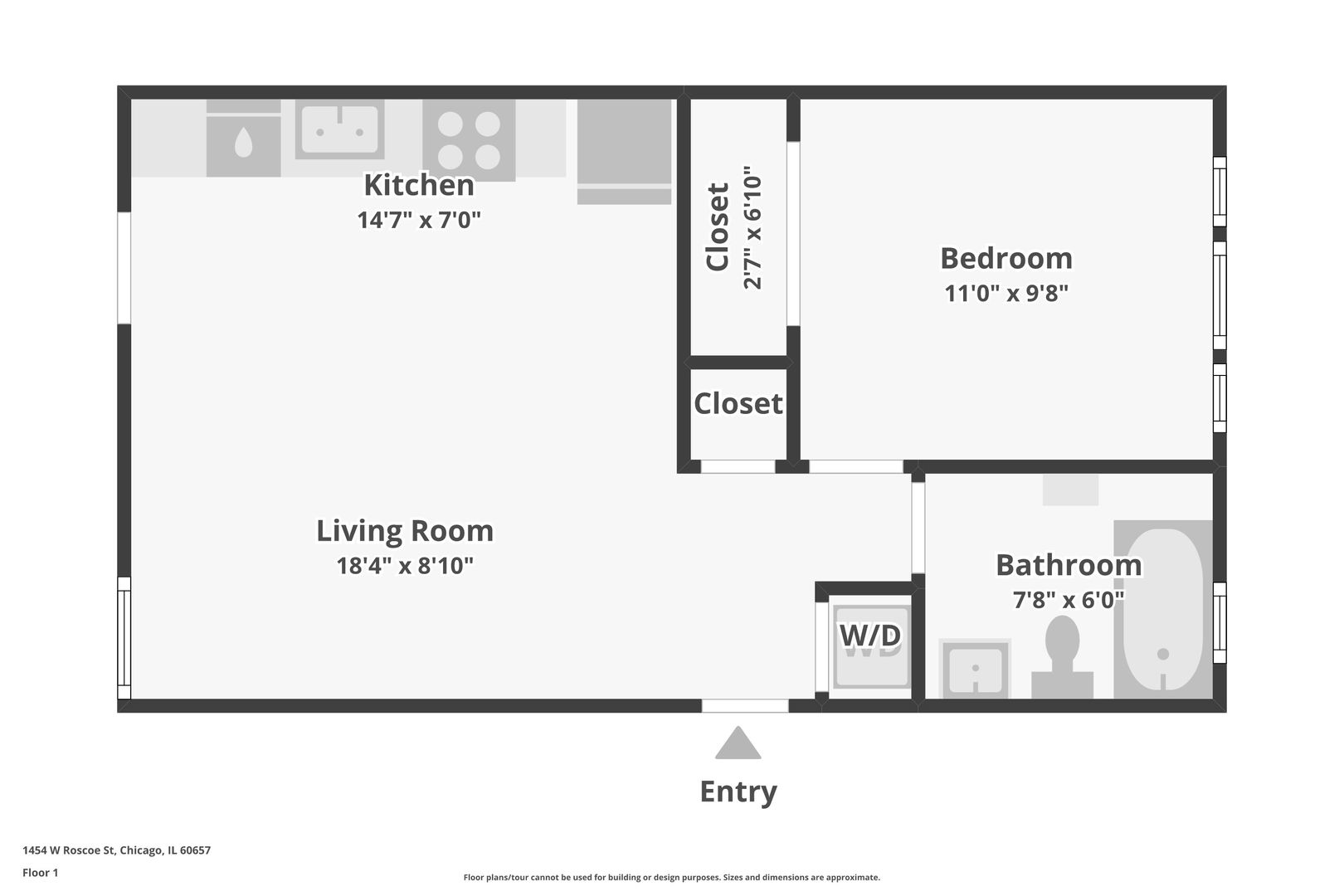 1454 W Roscoe Street 1e Property Photo 12