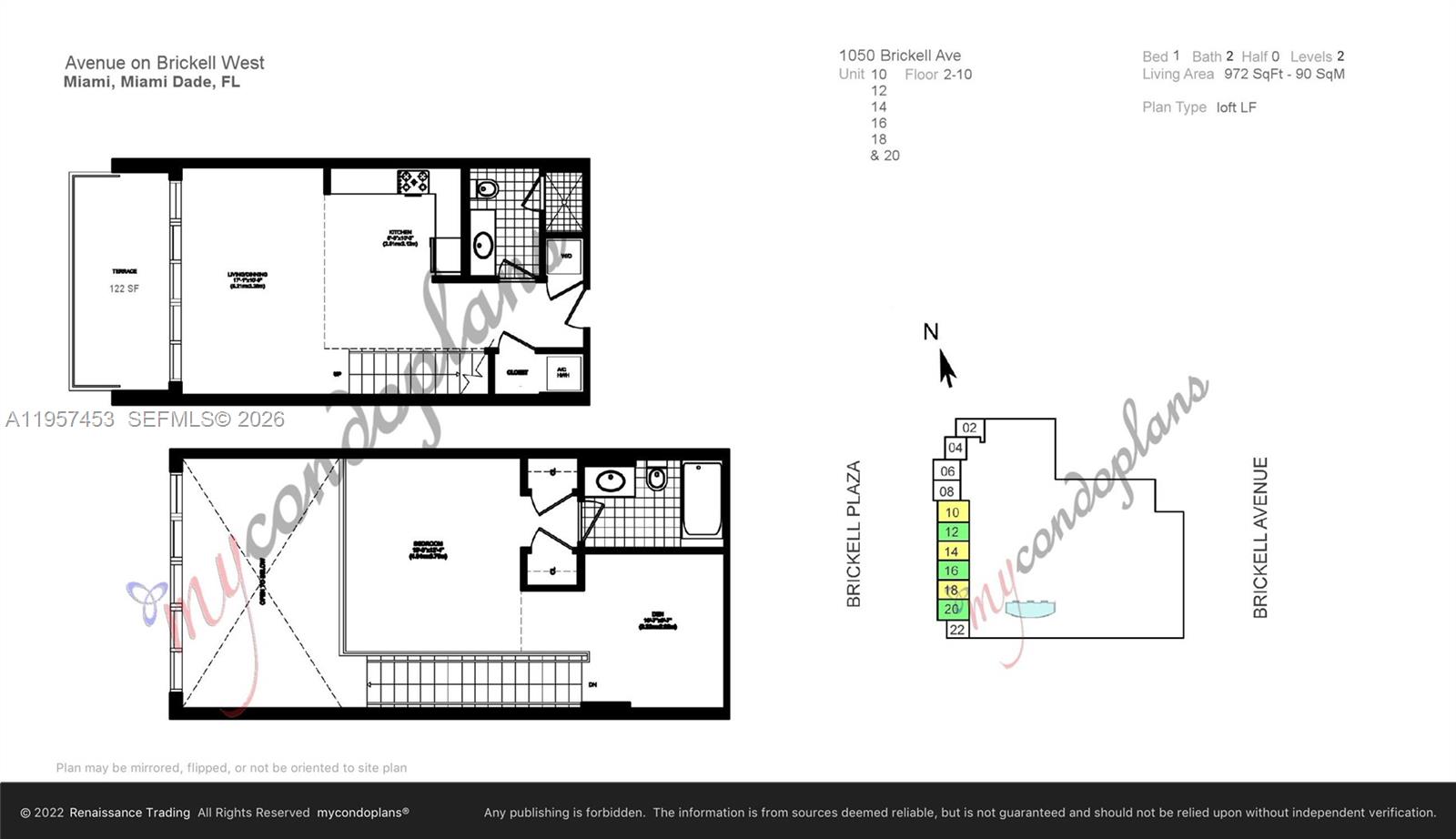 1050 Brickell Avenue 818 Property Photo 11