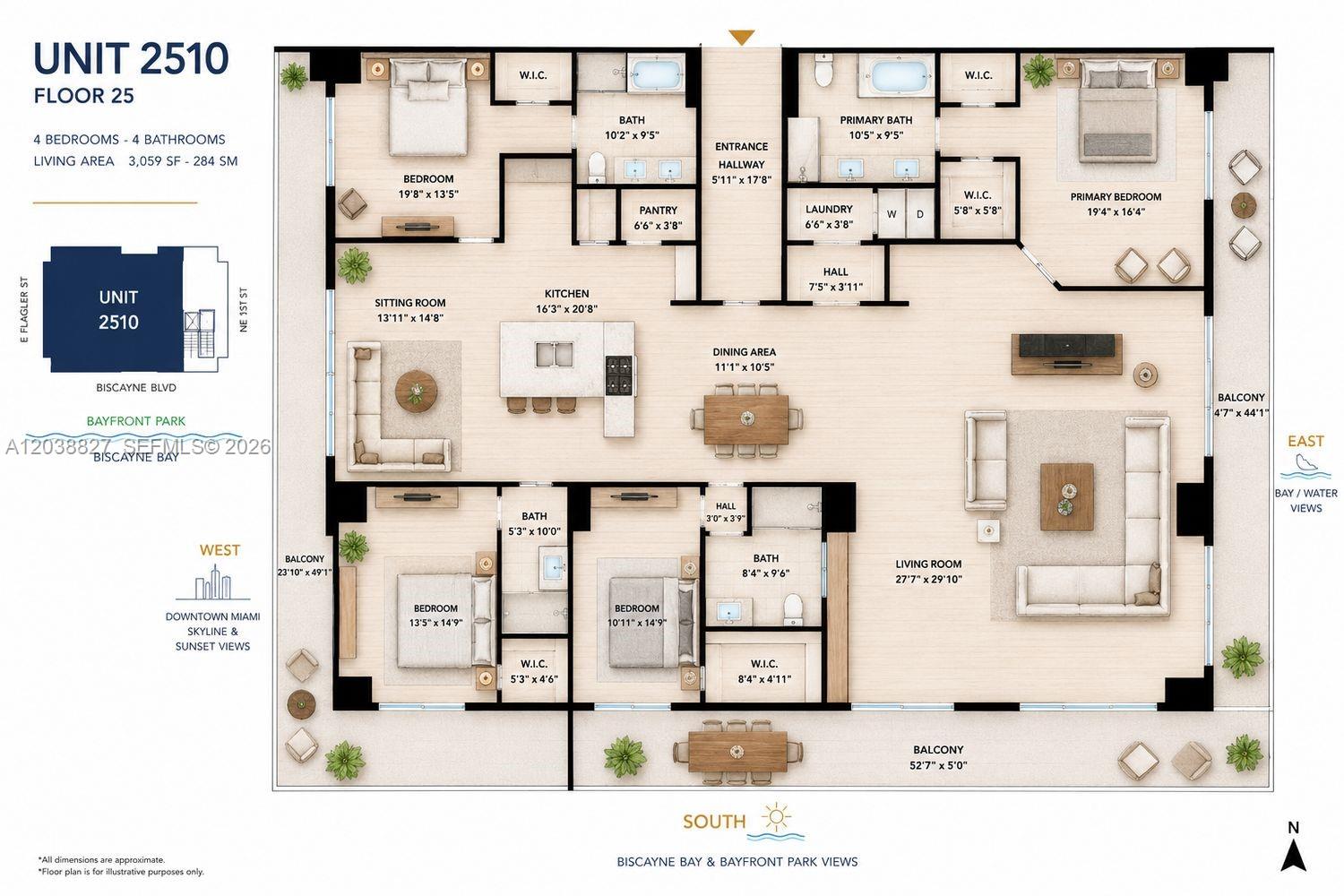 50 Biscayne Boulevard 2510 Property Photo 14