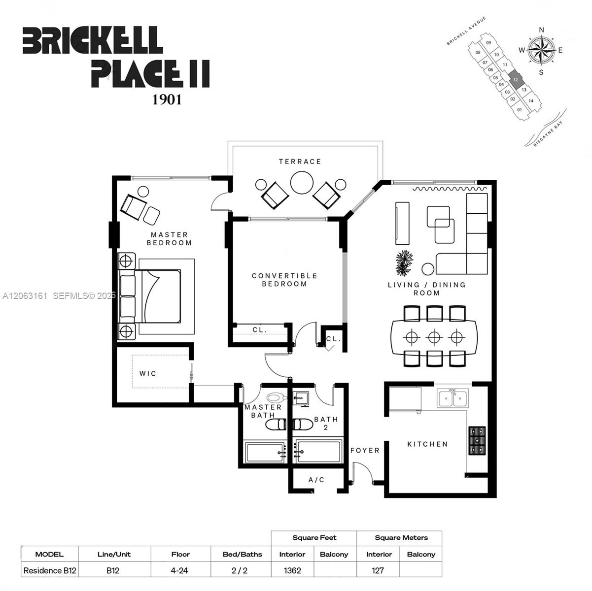 1901 Brickell Avenue B512 Property Photo 3
