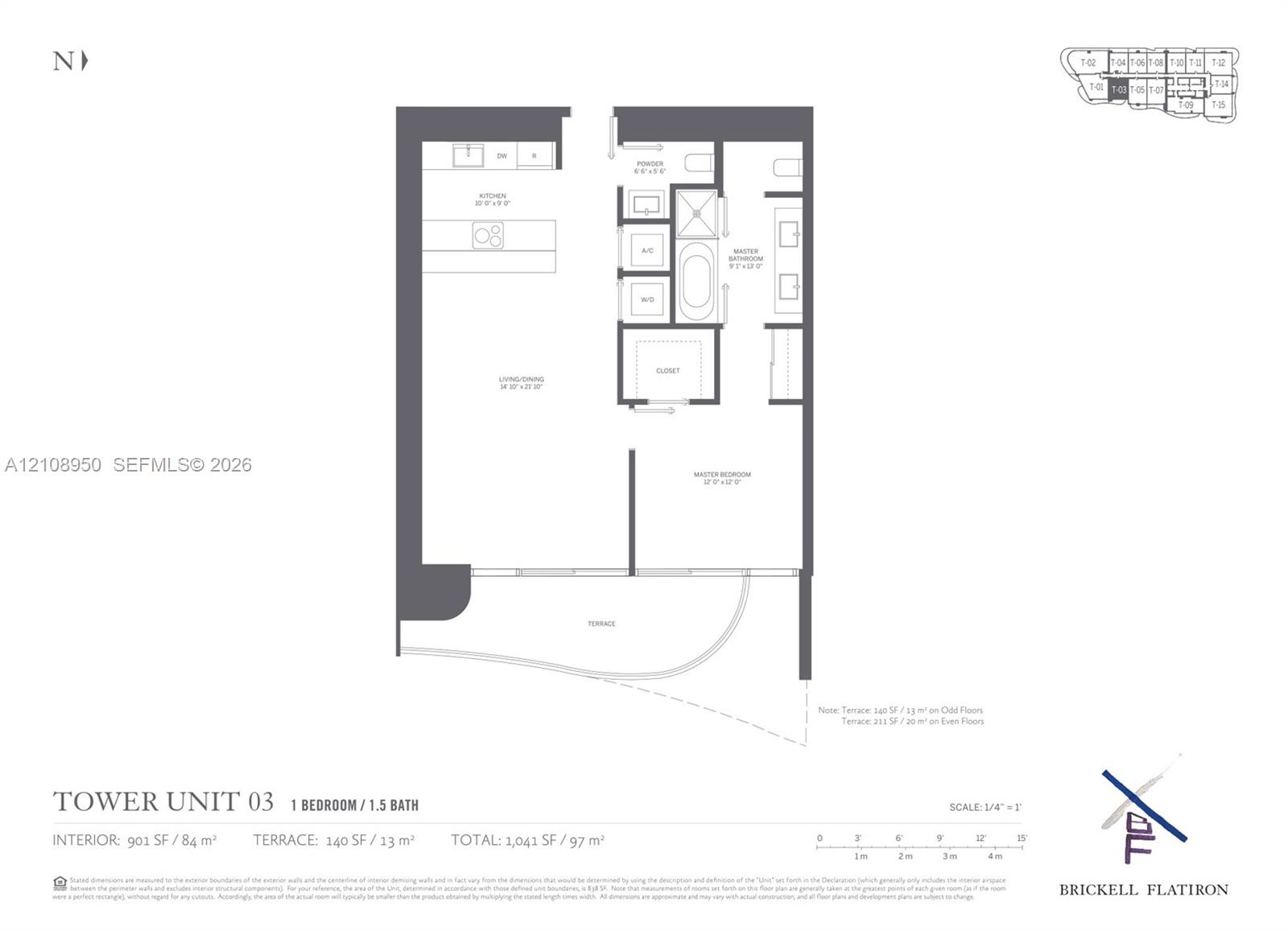 1000 Brickell Plaza 4303 Property Photo 13