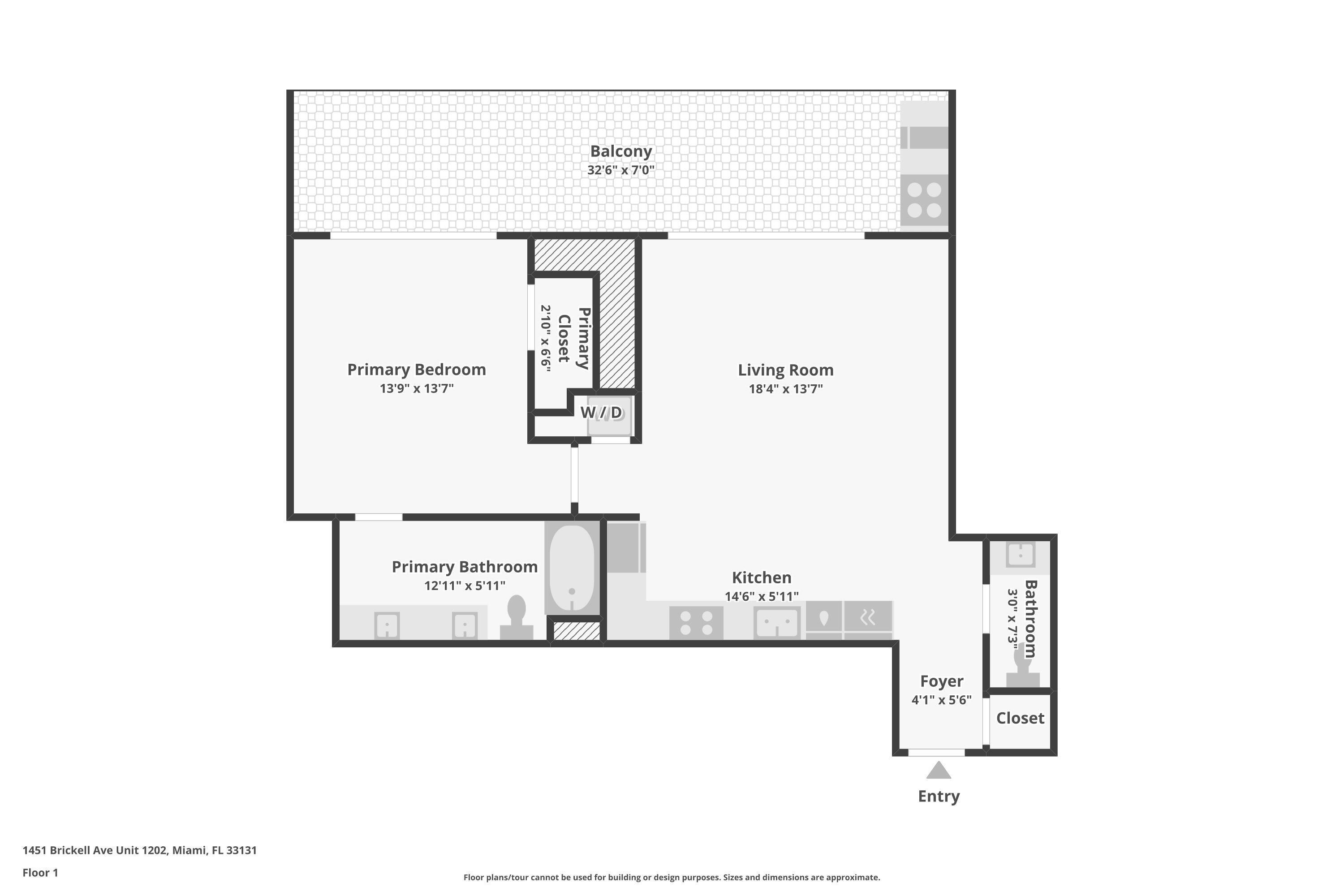1451 Brickell Avenue 1202 Property Photo 6
