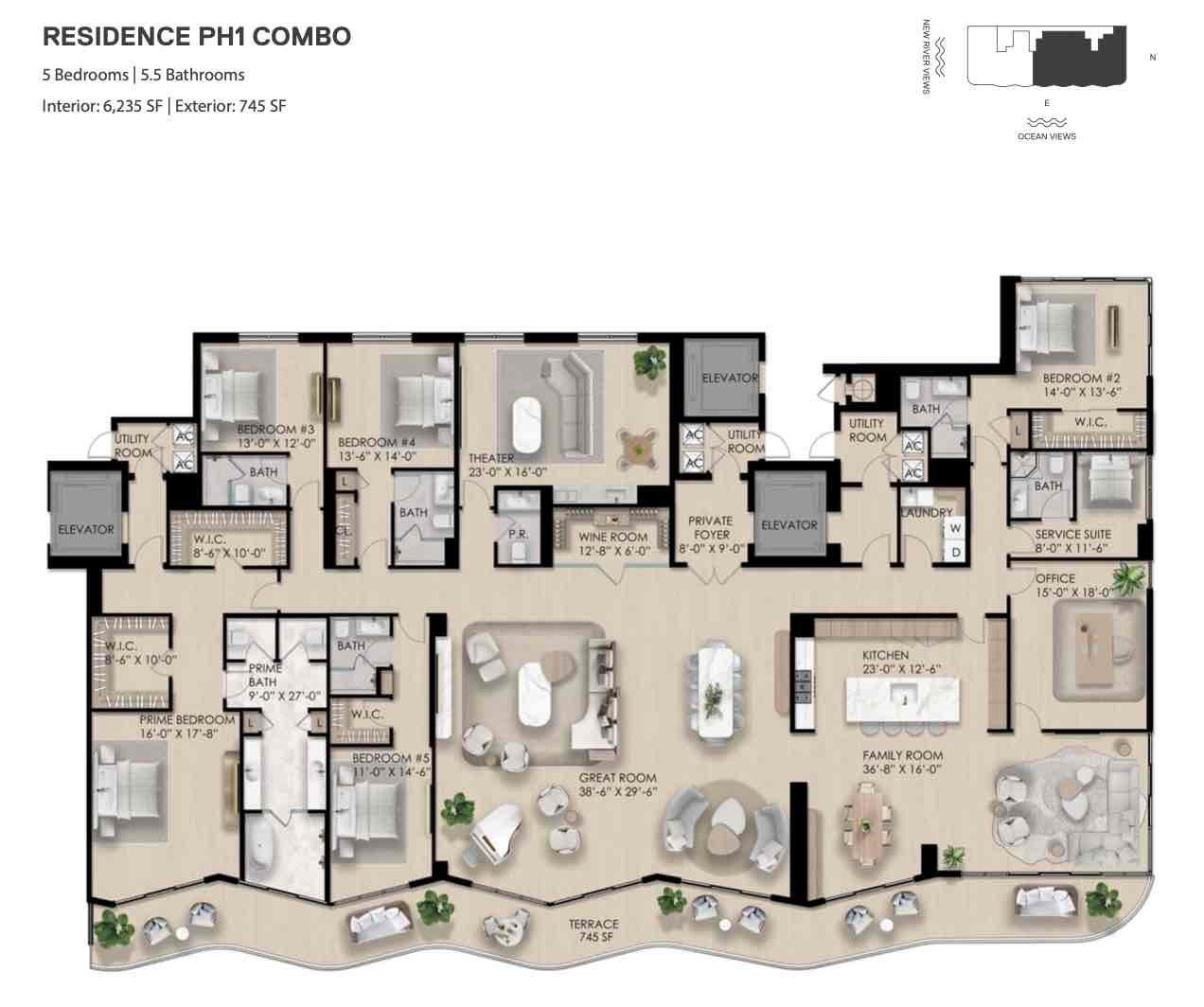 521 E Las Olas Blvd Ph1 Combo Property Photo 11