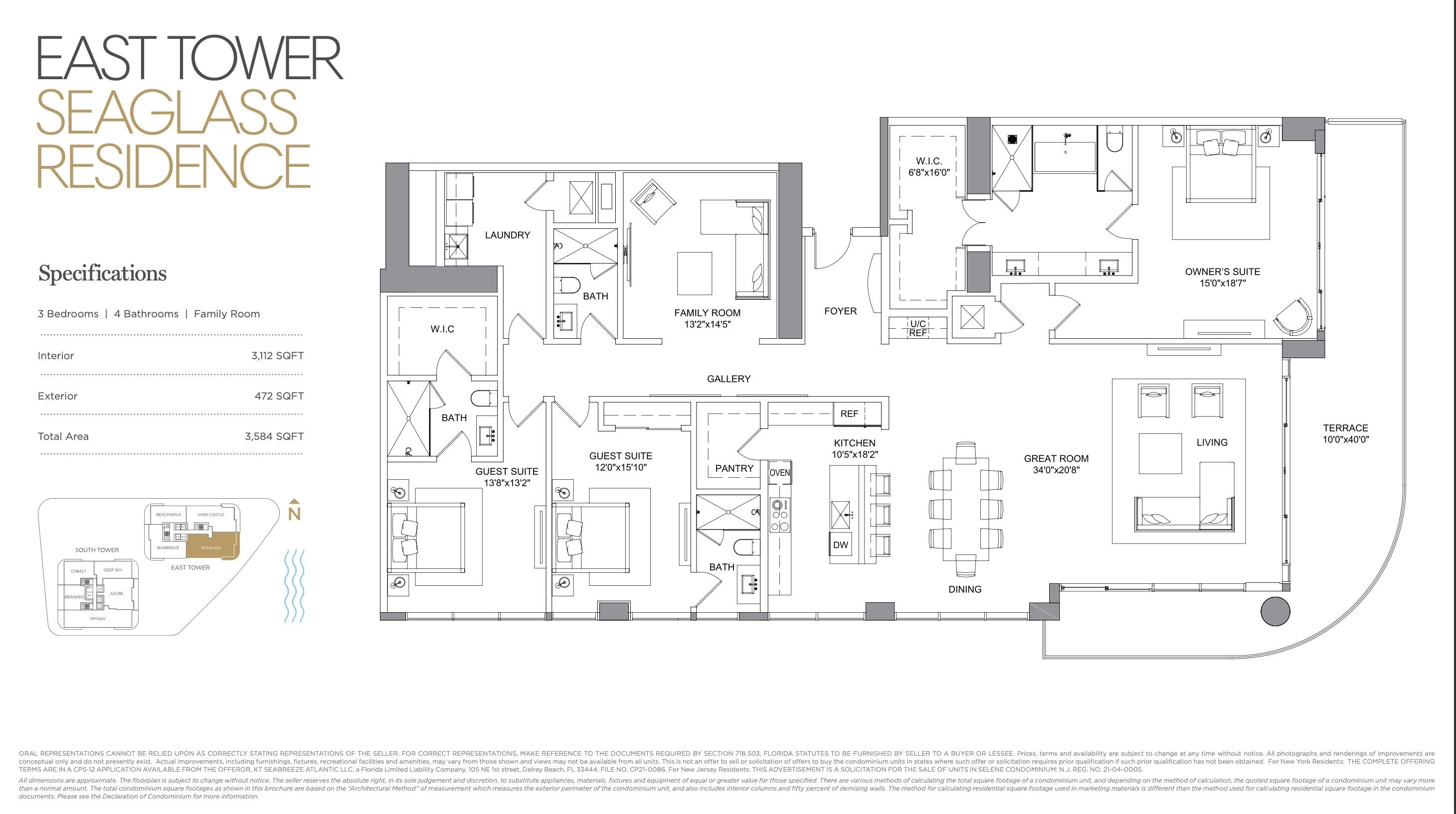 151 N Seabreeze Blv E-2501 Property Photo 76
