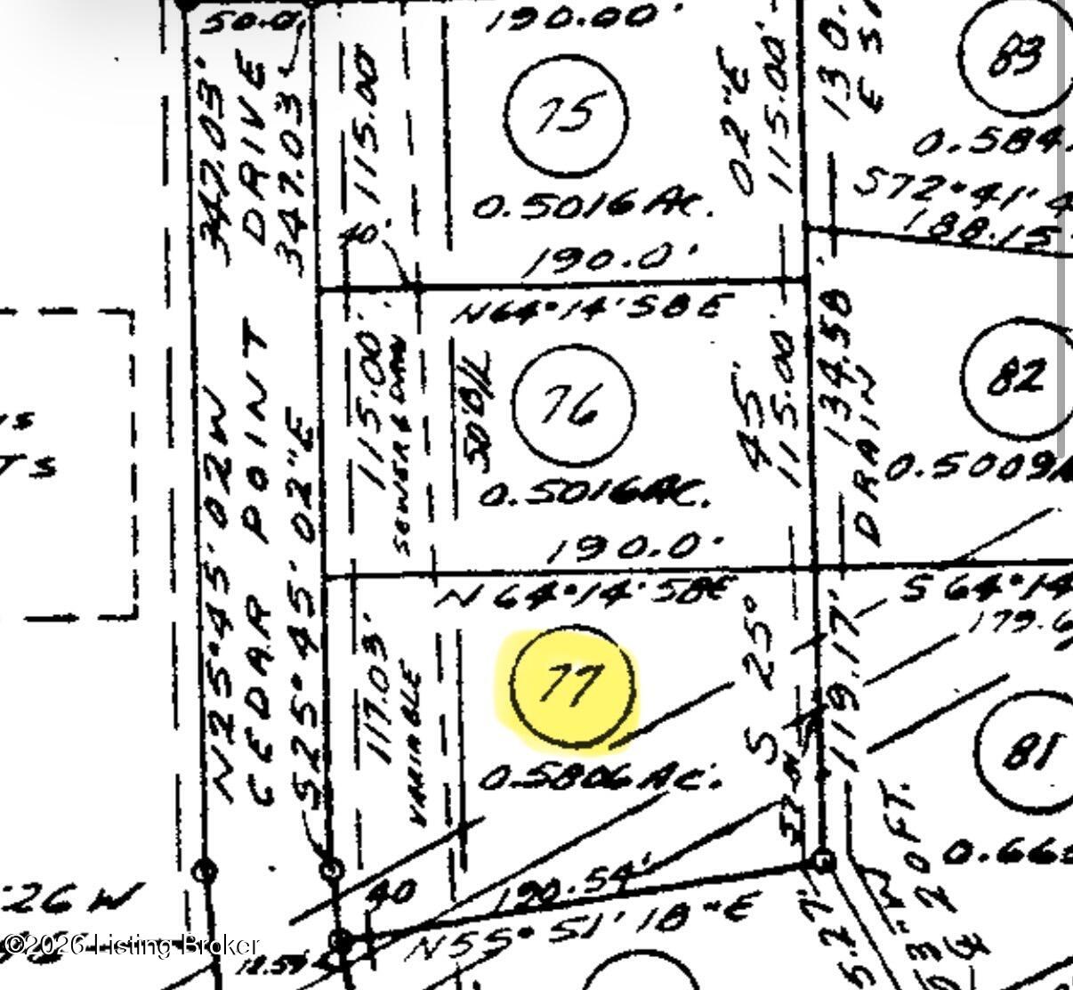 0 Lot 77 Cedar Point Dr Property Photo 14
