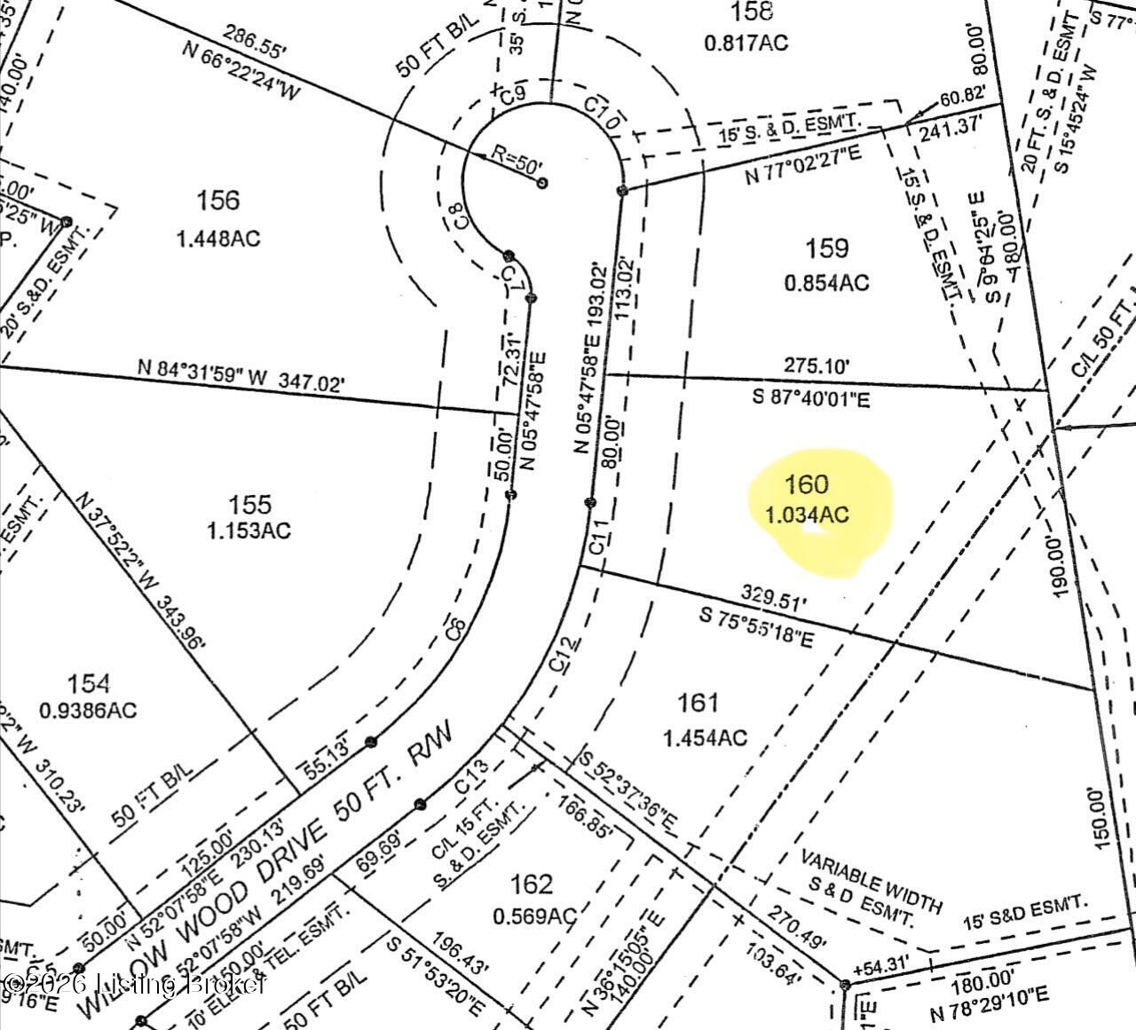 0 Lot 160 Willow Wood Dr Property Photo 13
