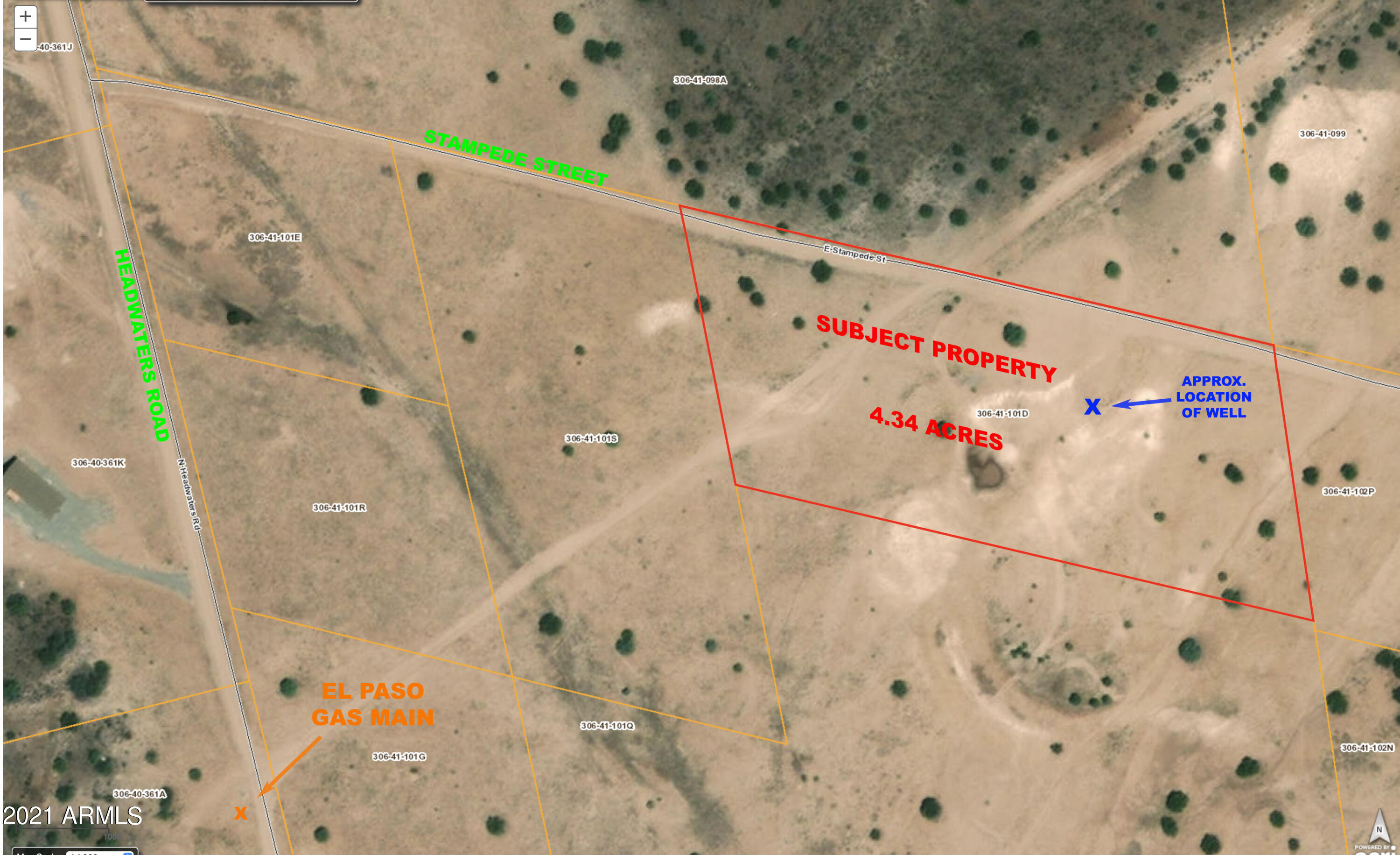 4.34 Acres E. Stampede (no Address) Street Property Photo