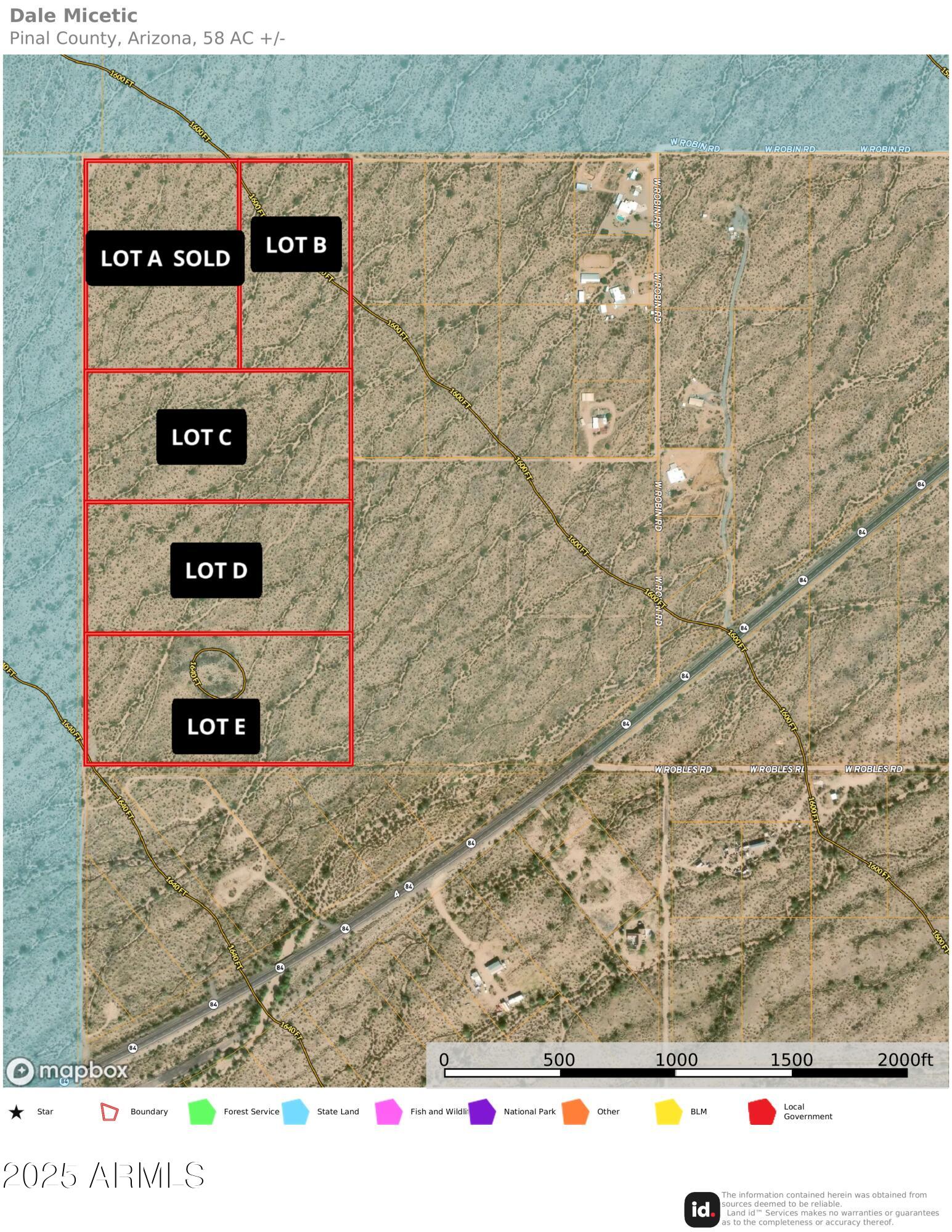 0 W Robin & Durazno Lot E Road Property Photo