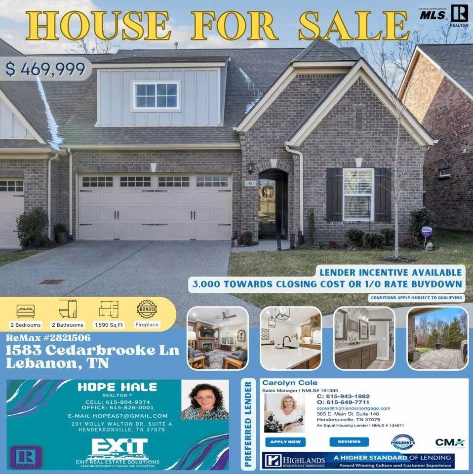1583 Cedarbrooke Ln Property Photo 1