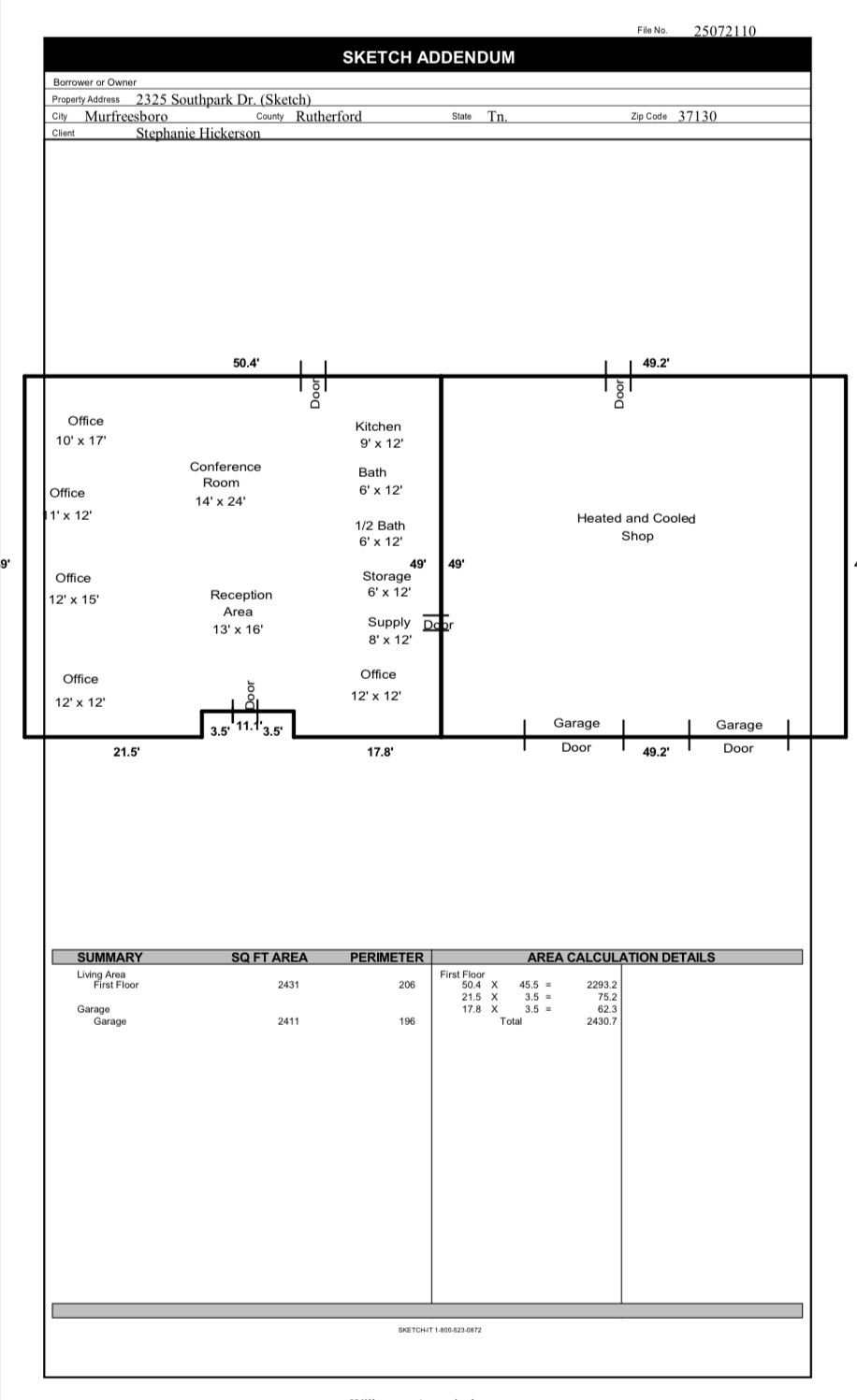 2325 Southpark Dr Property Photo 2
