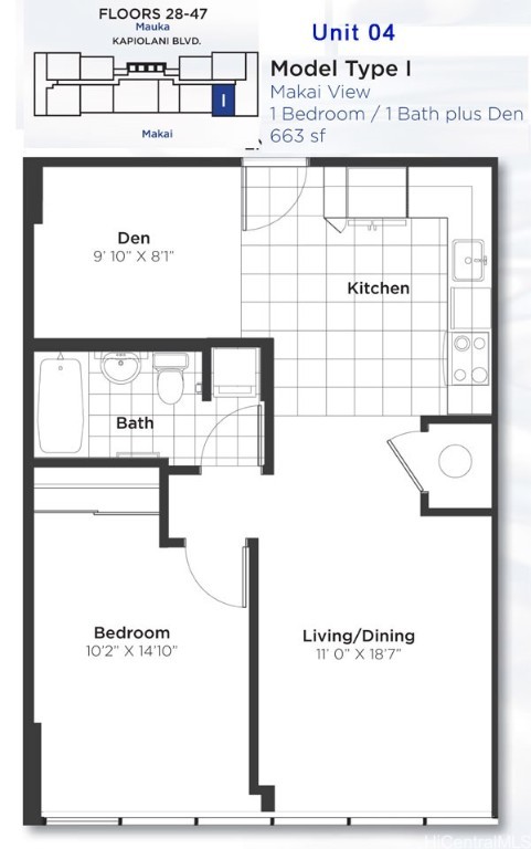 1009 Kapiolani Boulevard 4104 Property Photo 15