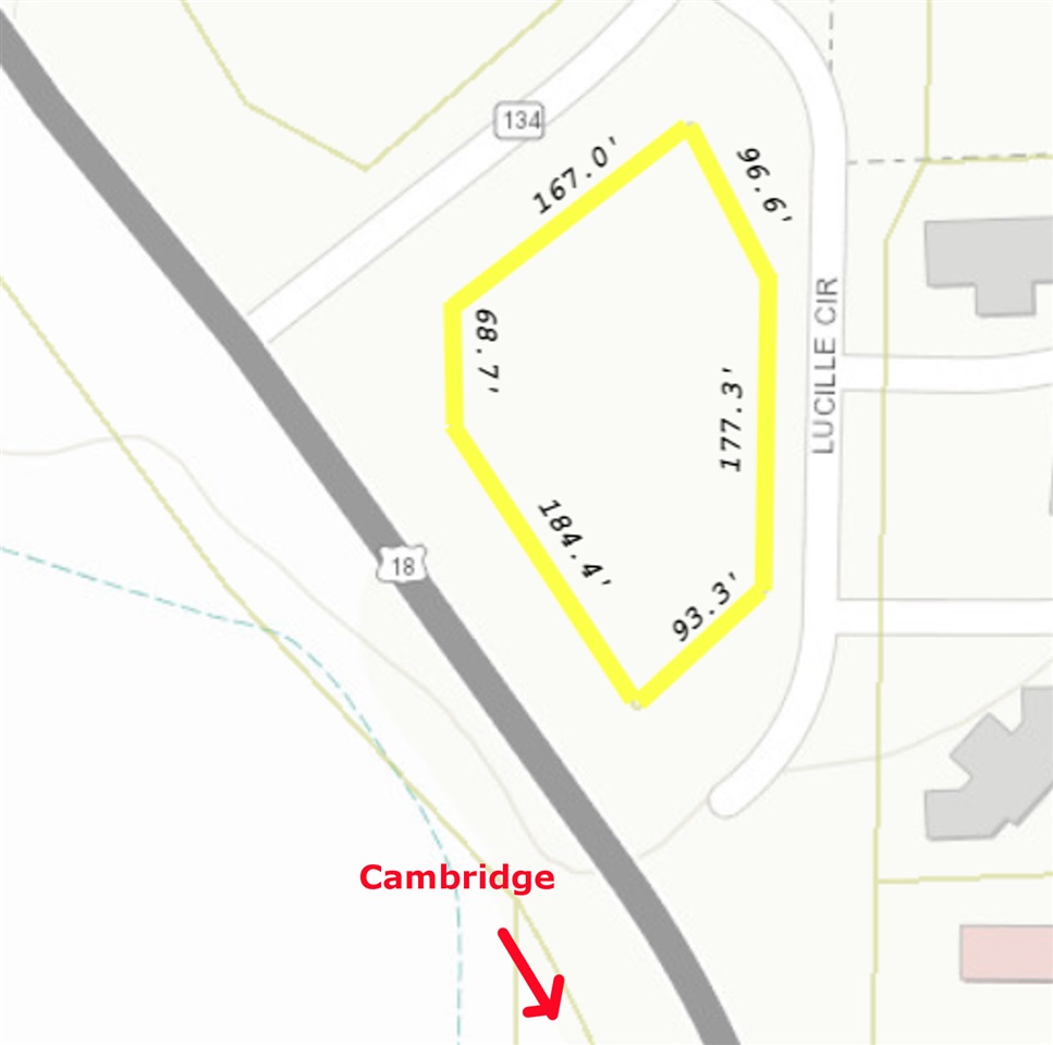 .9 Ac Highway 12/18 Property Photo 1