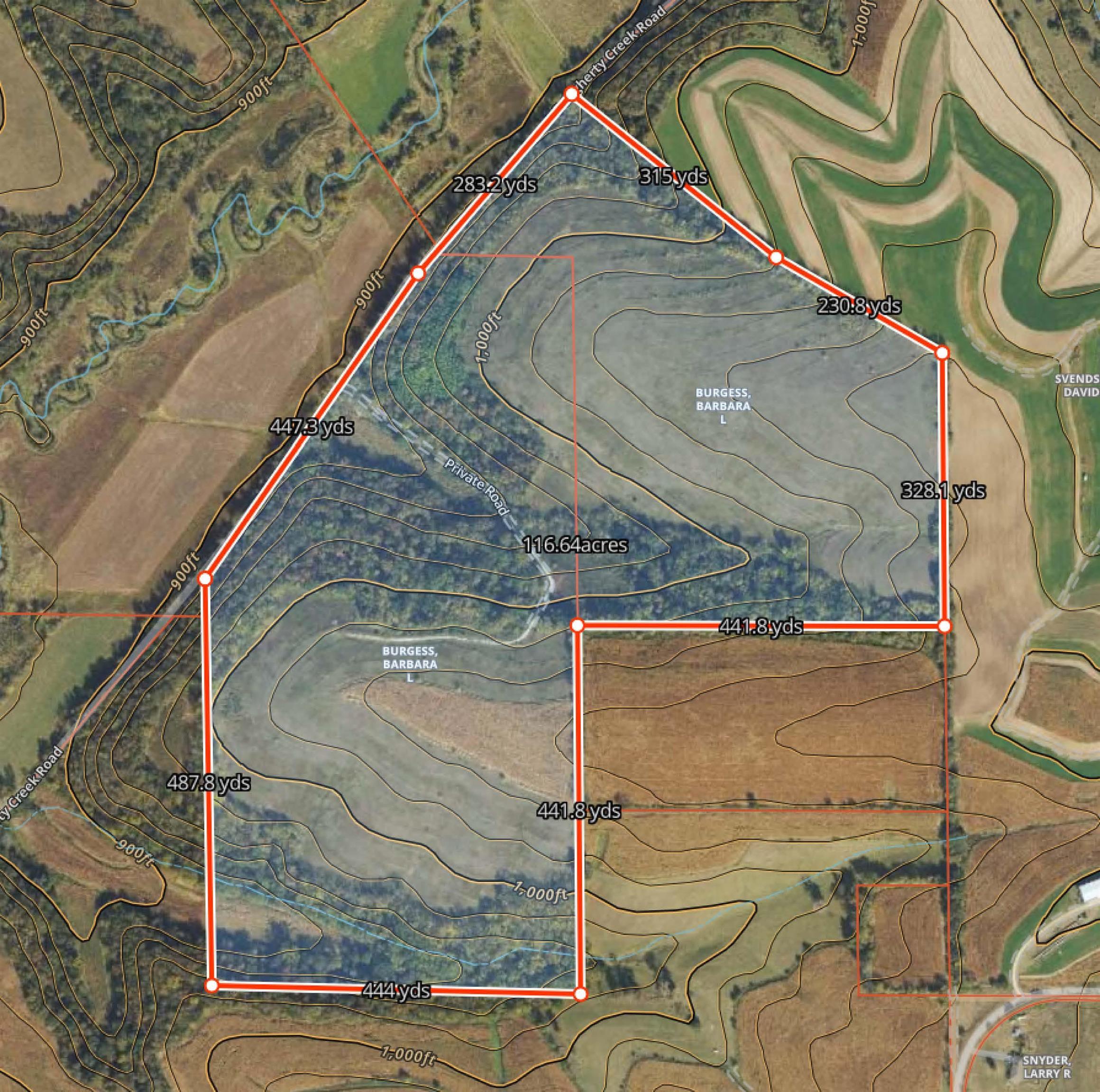 112.95 Acres Dougherty Creek Road Property Photo 1