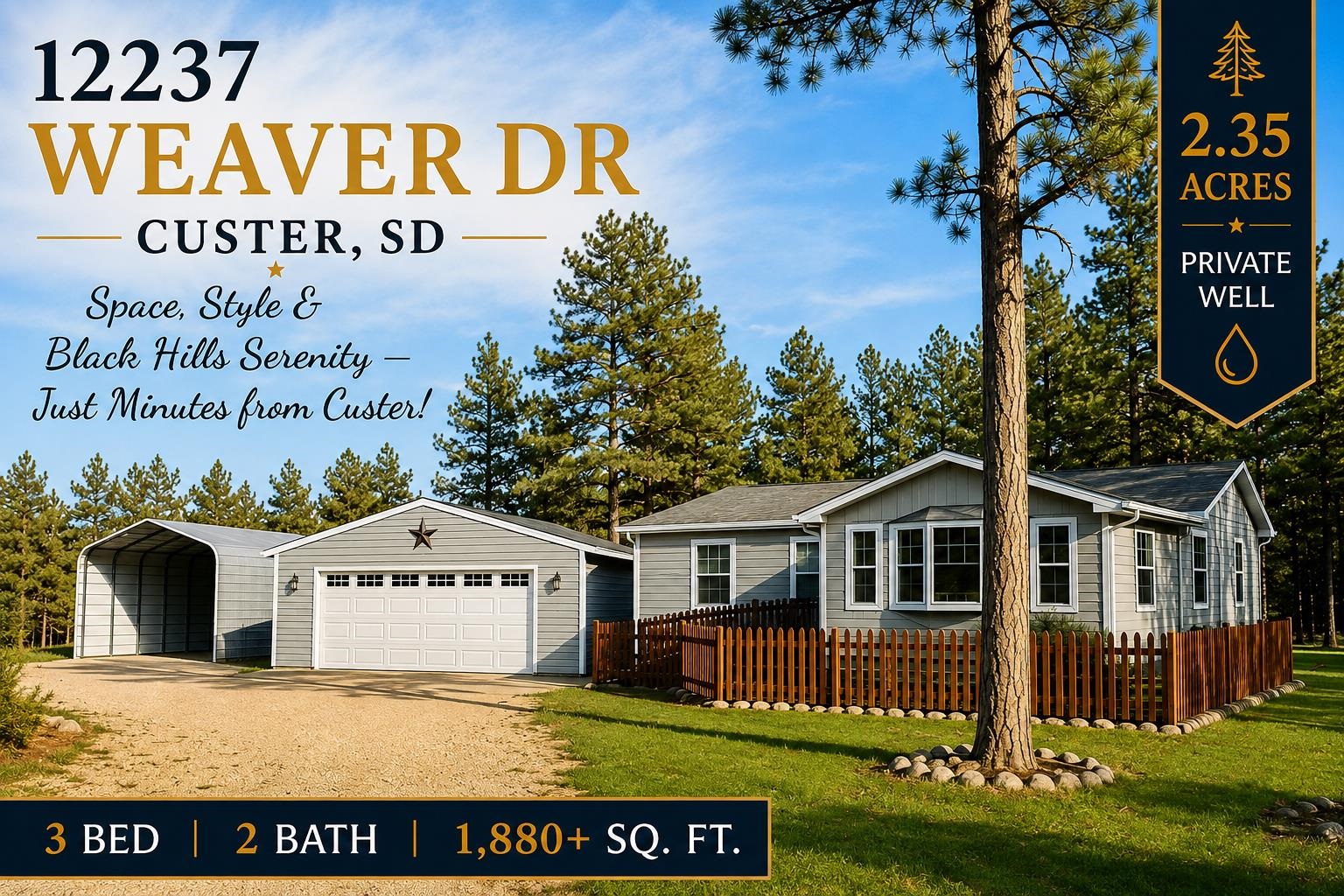 12237 Weaver Drive Property Photo 1