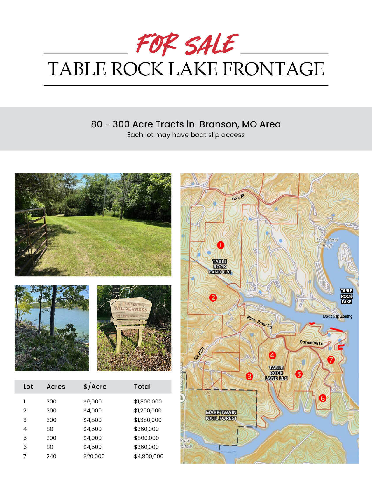 Lot 6 West Piney Tower Rd/rr 2150 Property Photo