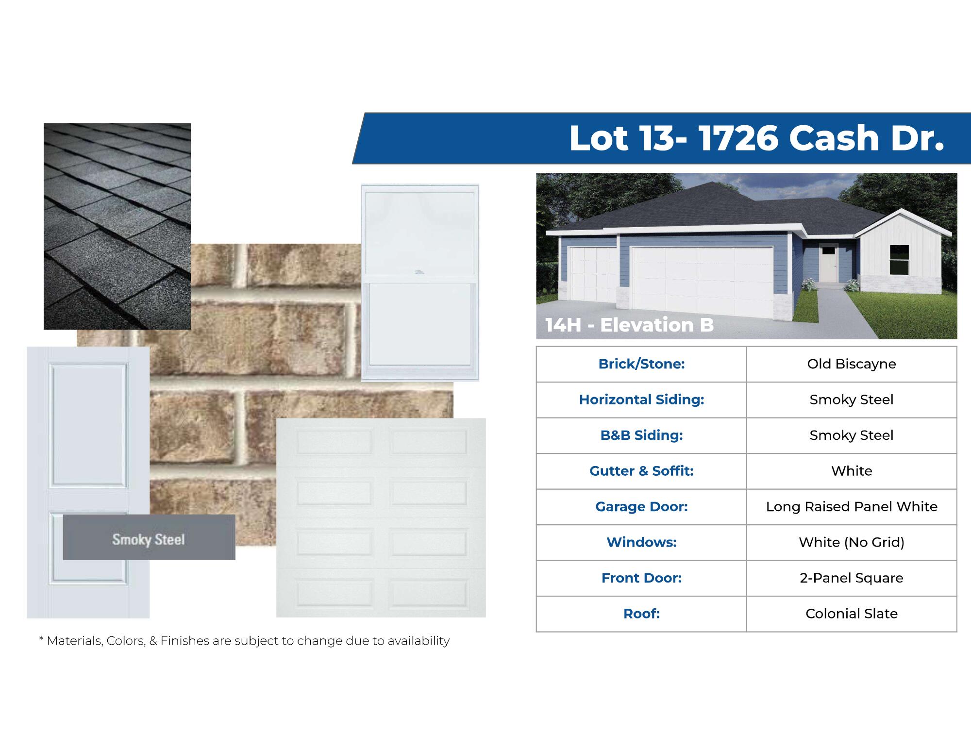 1726 Cash Drive Property Photo