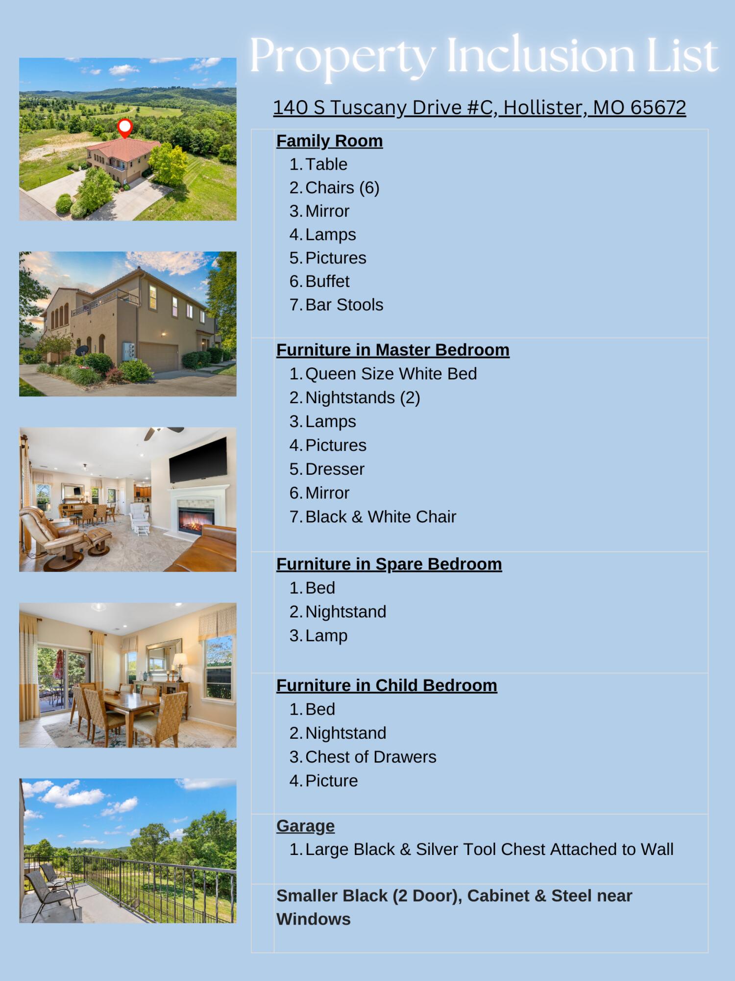 140 South Tuscany Drive Property Photo 3