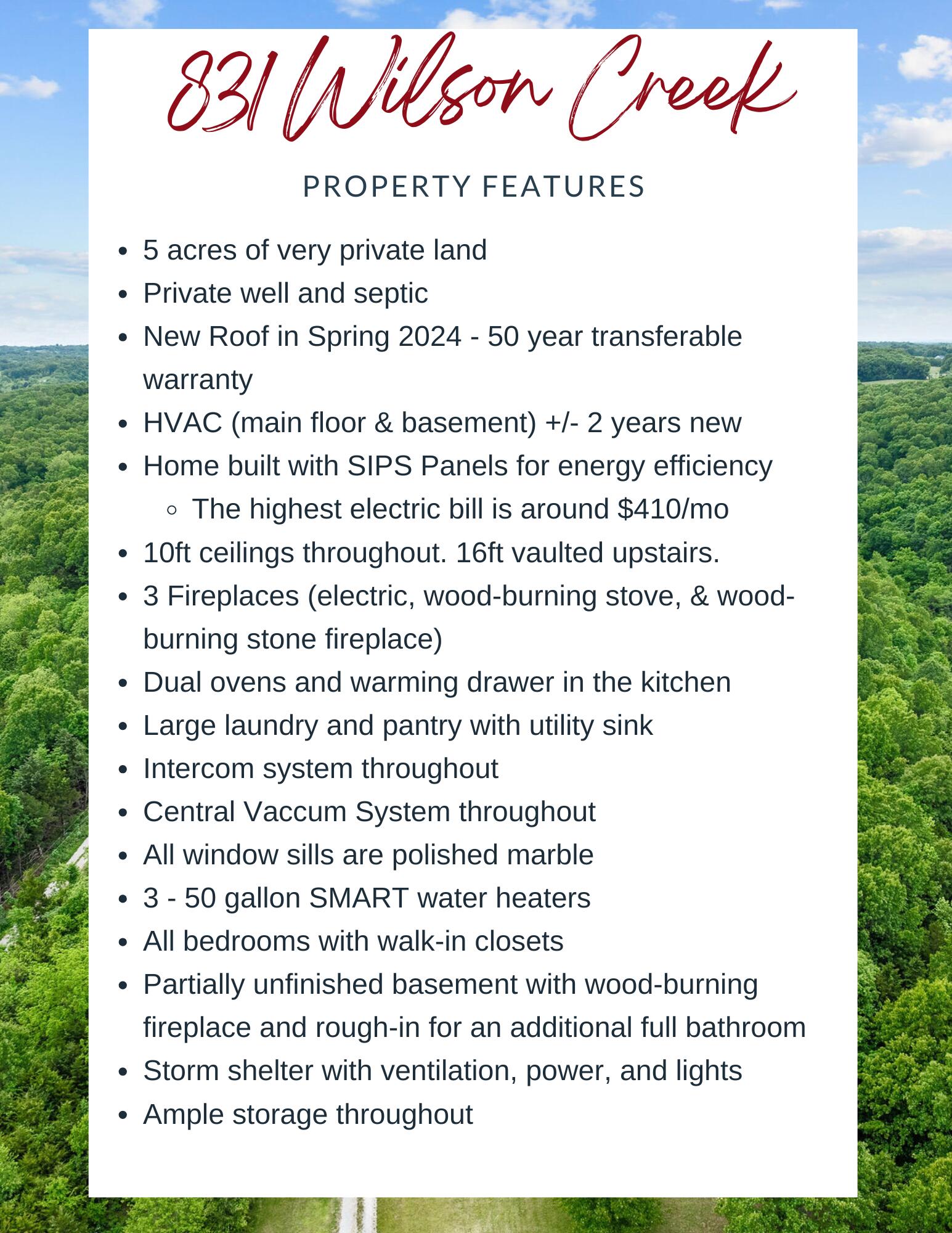 831 Wilson Creek Road Property Photo 2