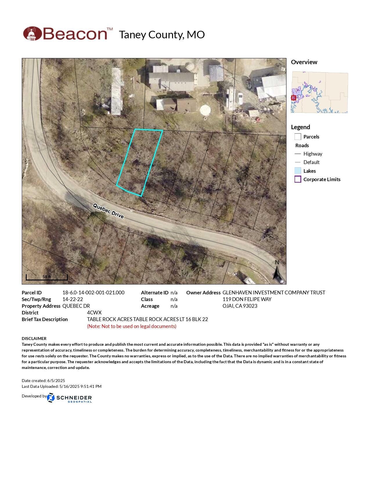 Lot 16 Table Rock Acres Property Photo 1