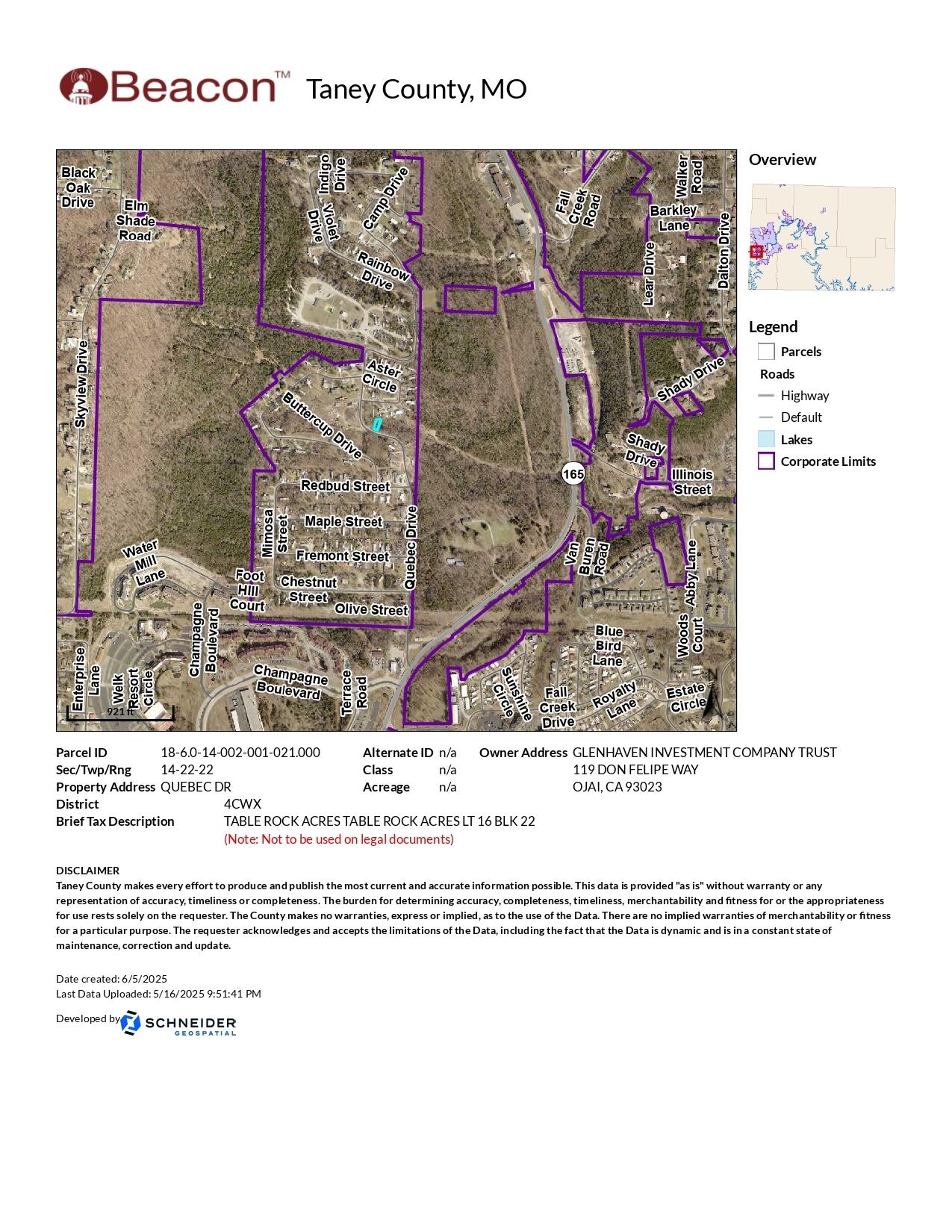 Lot 16 Table Rock Acres Property Photo 2