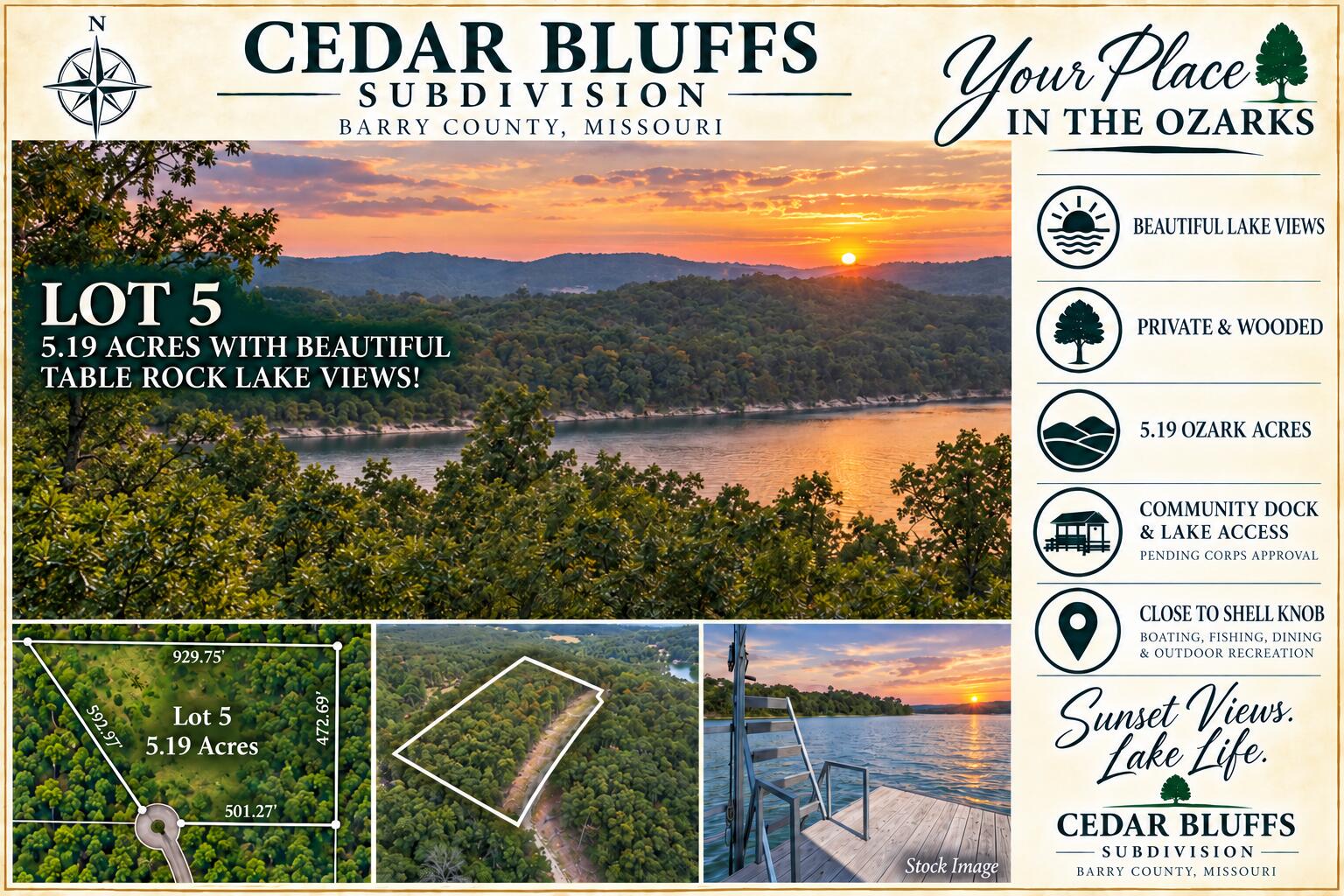 Lot 5 Cedar Bluff Lane Property Photo 1