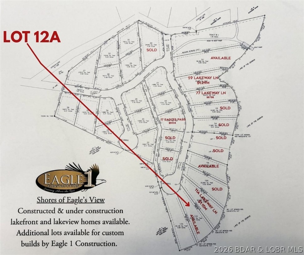 Lot 12a Lakeway Lane Property Photo 1