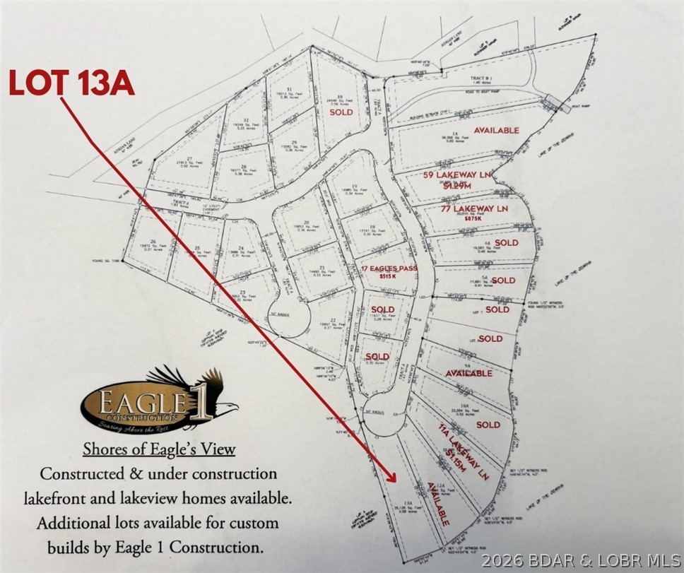 Lot 13a Lakeway Lane Property Photo 1