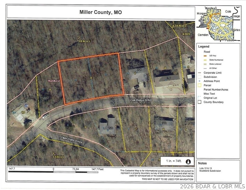 Lots 12 & 13 Oak Ridge Road Property Photo 1